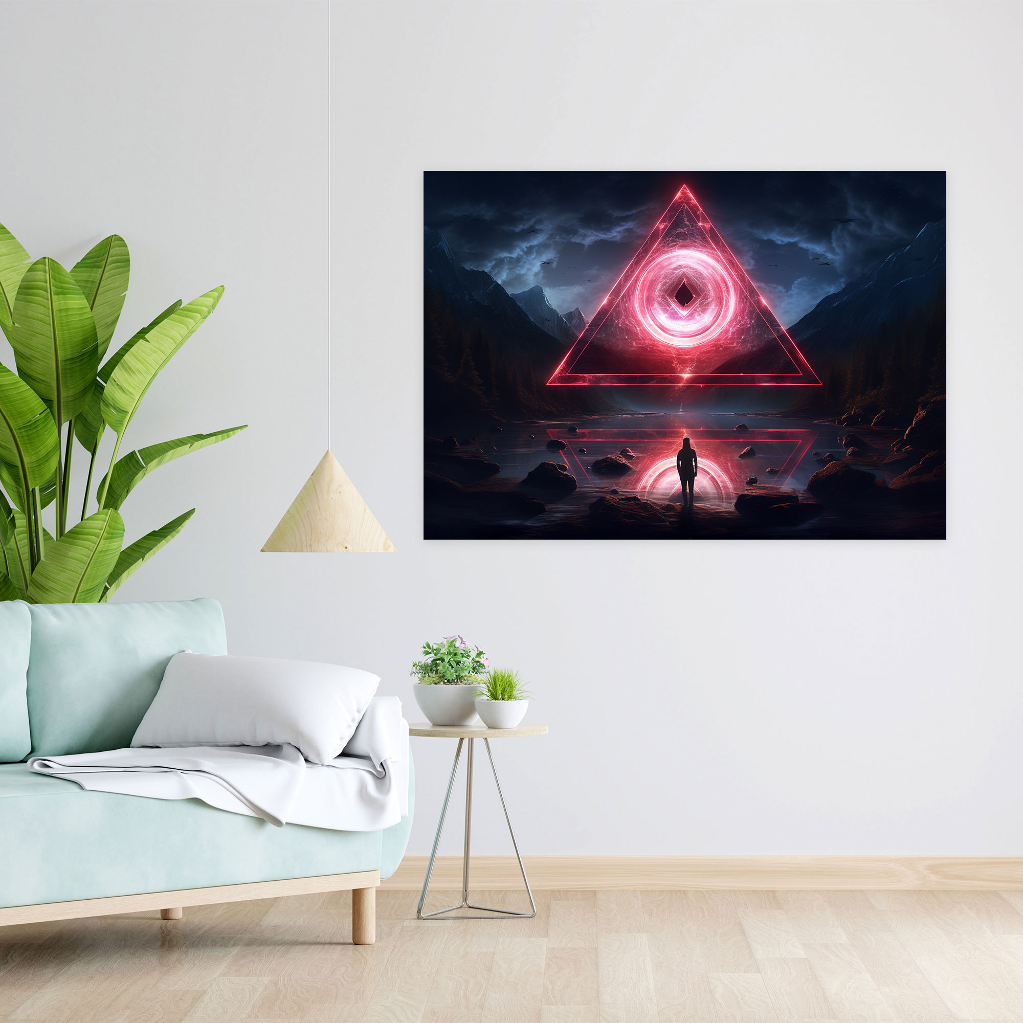 Illuminati Canvas Print - Illuminati, Surreal, Digital Art, Home Decoration