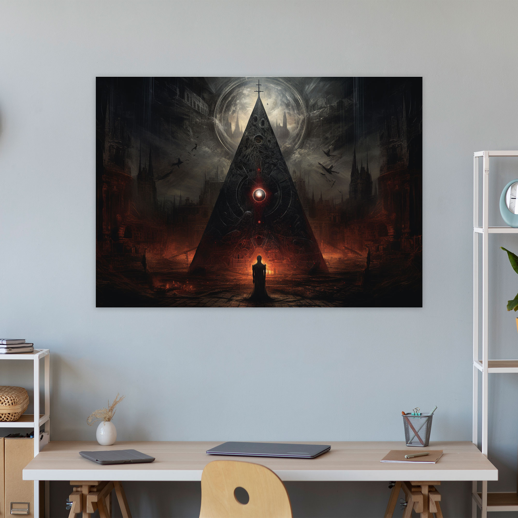Illuminati Wall Decoration - Illuminati, Home Decoration, Canvas Wall Art, Canvas