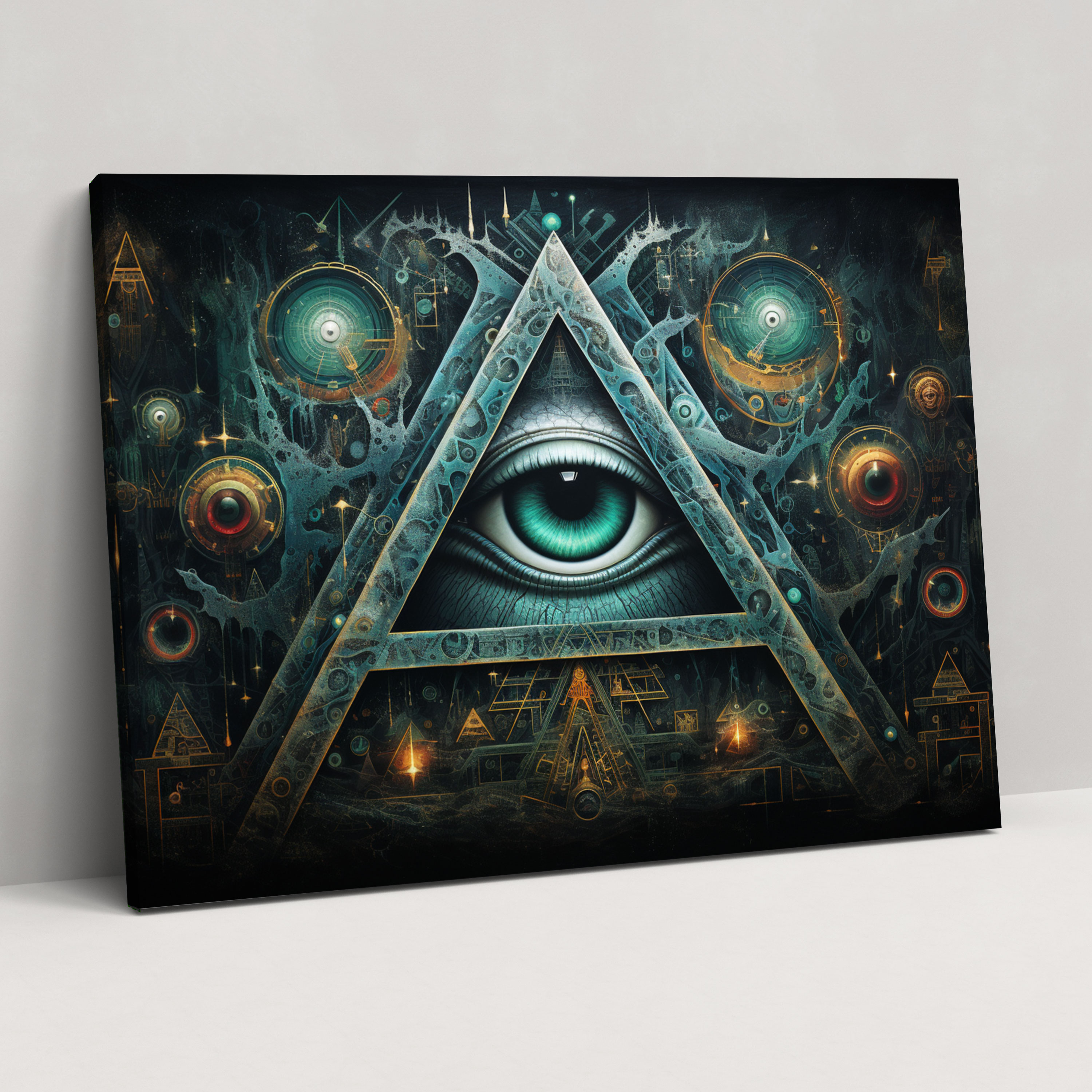 Illuminati Wall Decoration - Illuminati, Wall Art, Canvas Wall Art, Wall Decoration