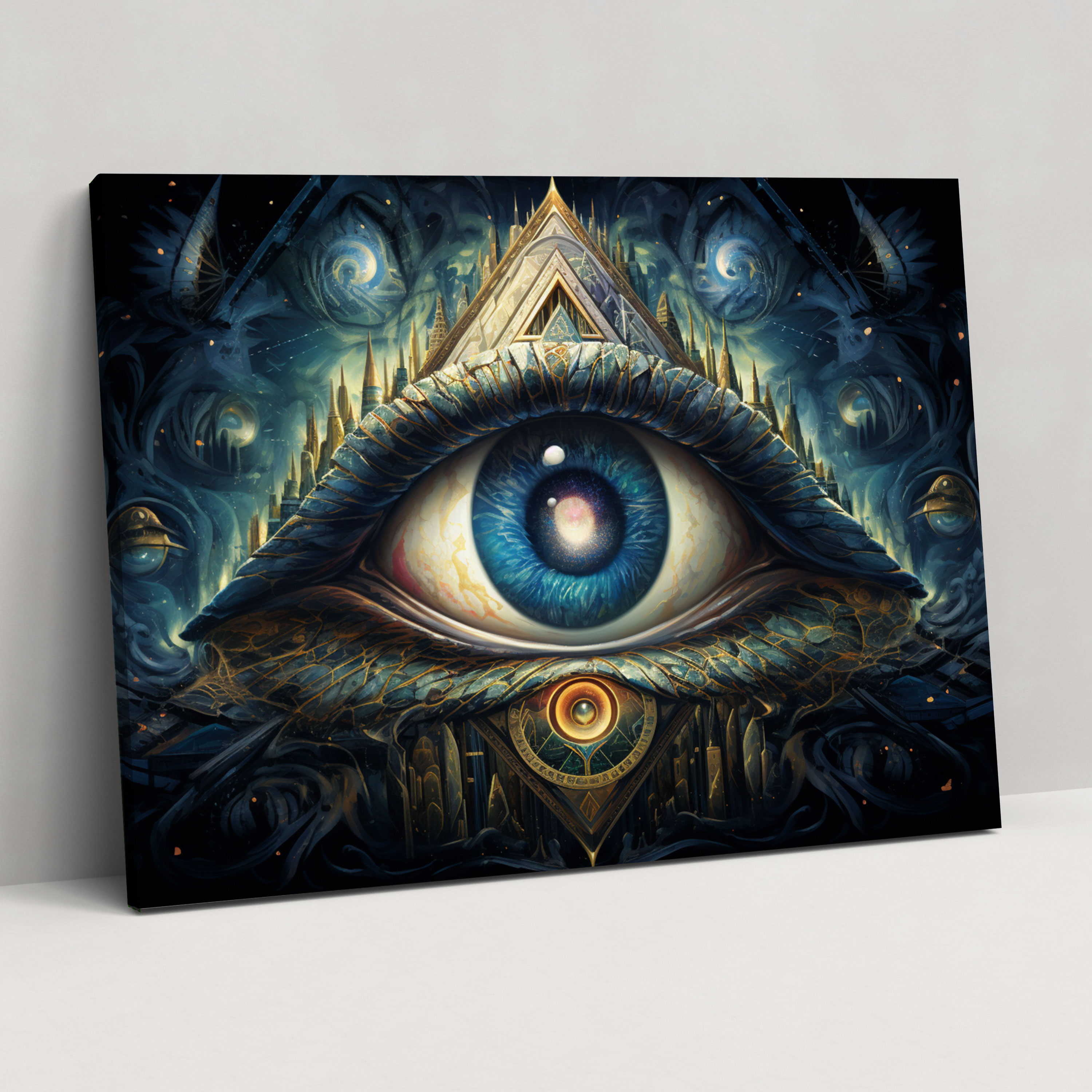 Illuminati All-Seeing Eye Canvas Print - Illuminati, Canvas Wall Art, Canvas Print, Wall Decoration