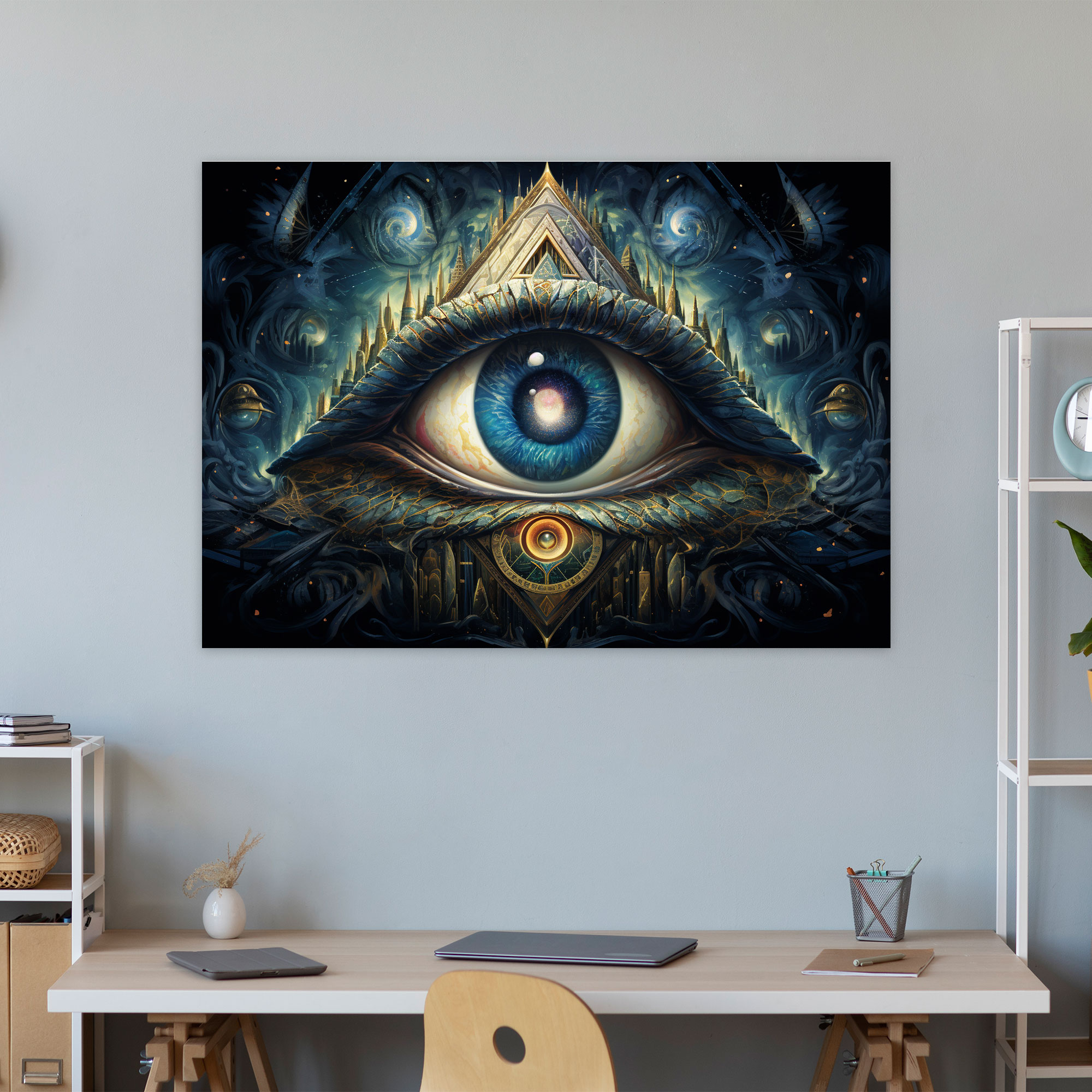 Illuminati All-Seeing Eye Canvas Print - Illuminati, Canvas Wall Art, Canvas Print, Wall Decoration