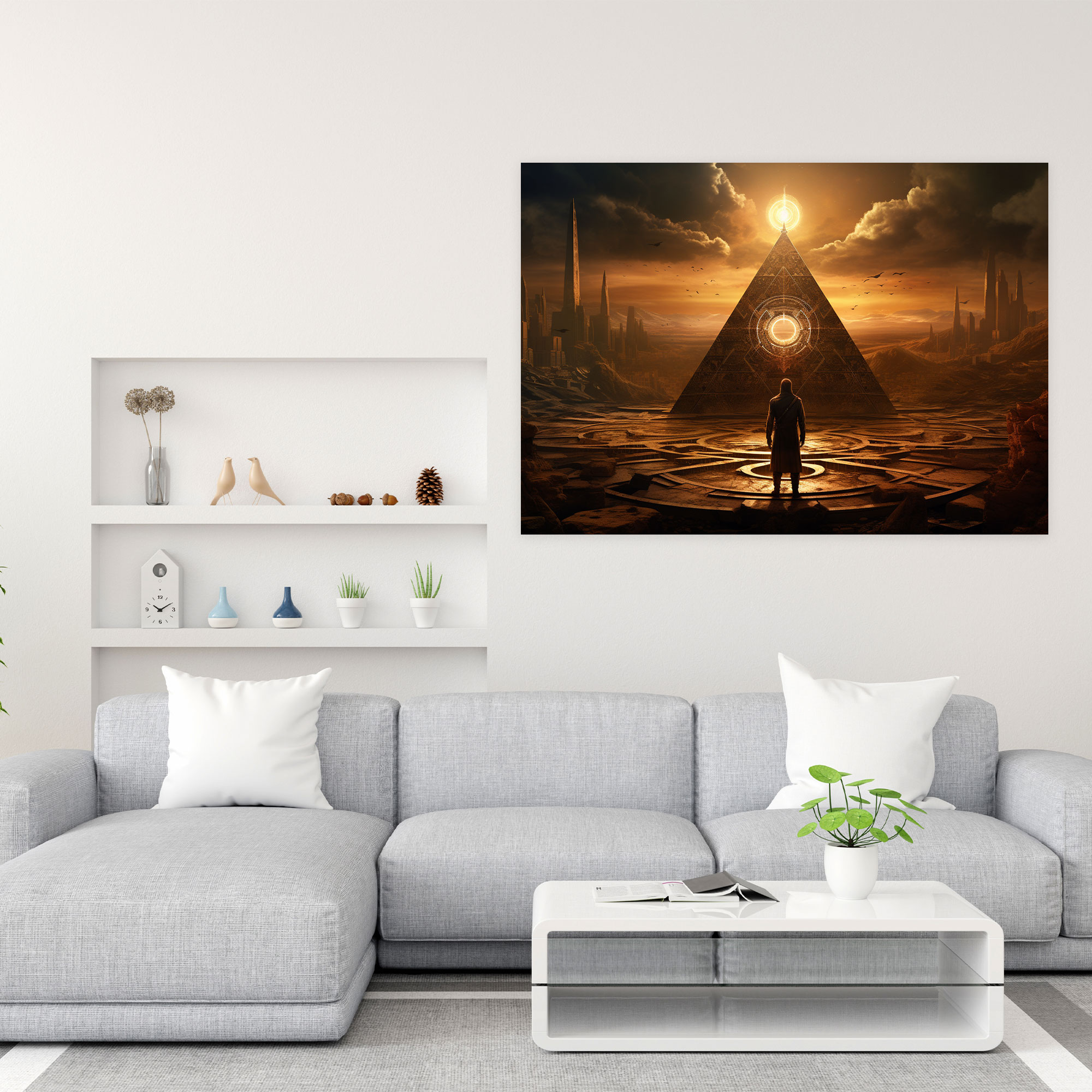 Illuminati Canvas Print - Illuminati, Home Decoration, Canvas Wall Art, Illuminati