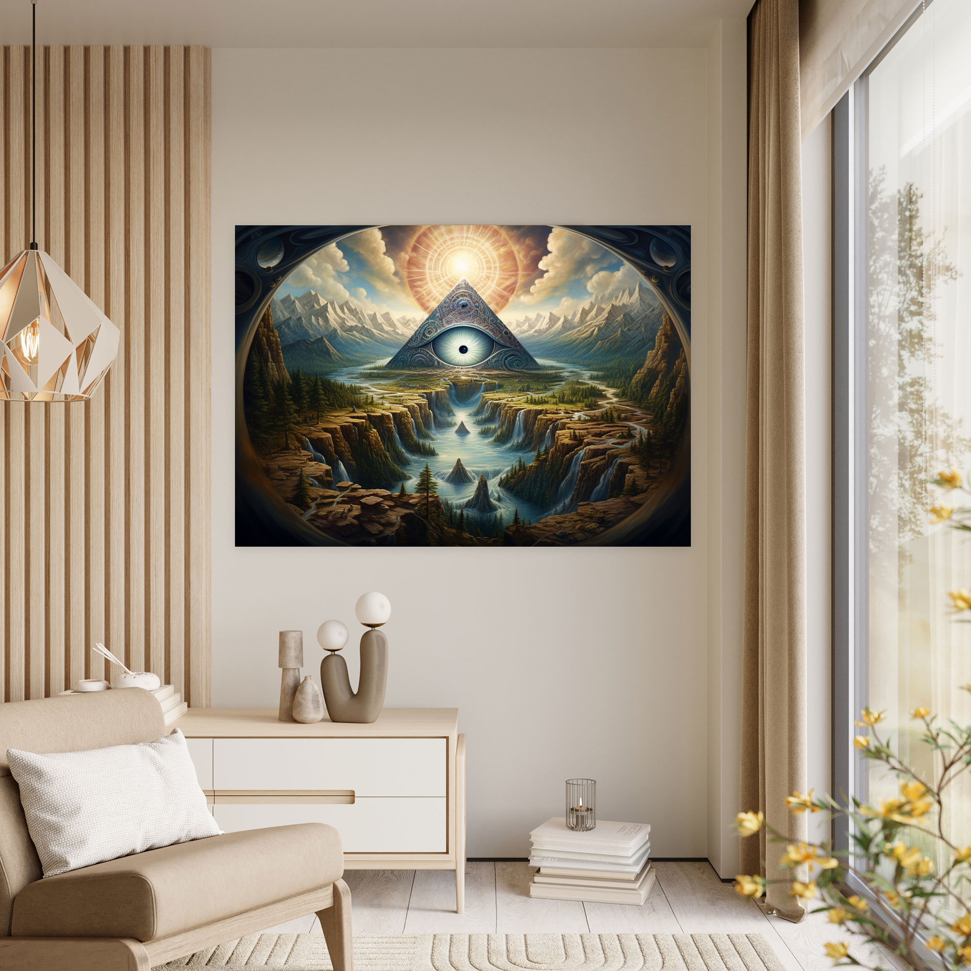 Illuminati Wall Art - Illuminati, Wall Decoration, Powerful Energy, Illuminati