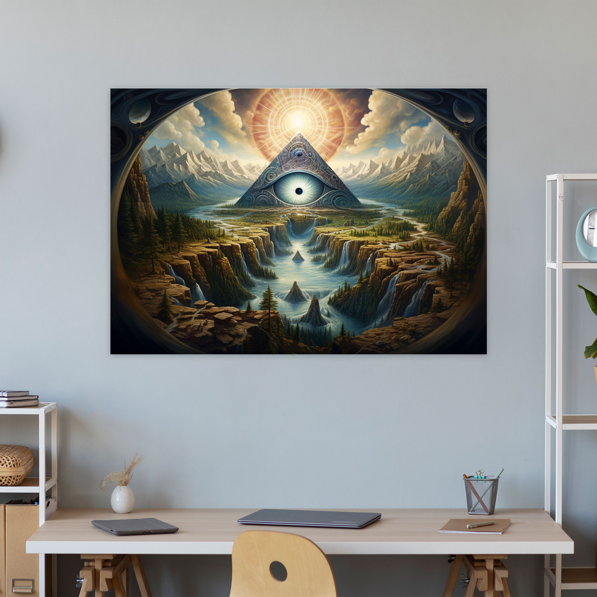 Illuminati Wall Art - Illuminati, Wall Decoration, Powerful Energy, Illuminati