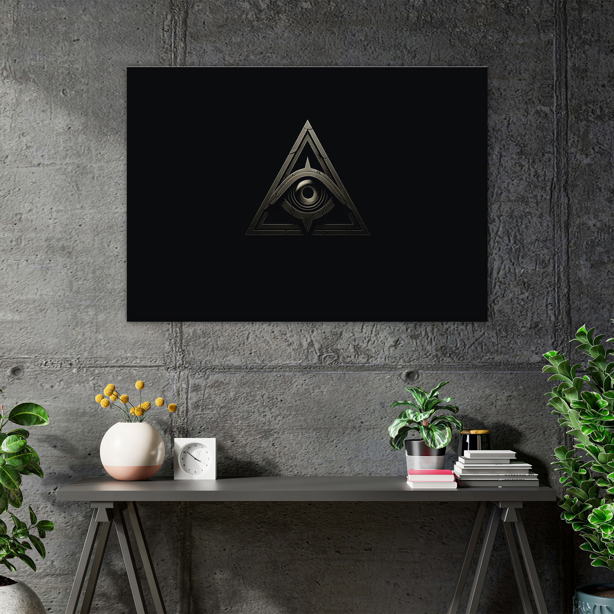 Illuminati Canvas Print - Illuminati, Canvas, Home Decoration, Minimalist