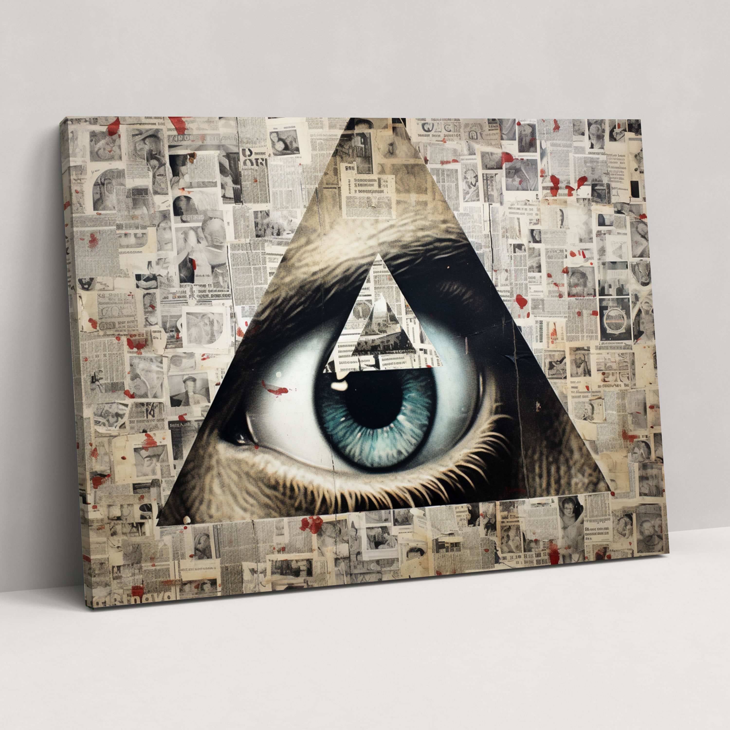 Illuminati Wall Art - Illuminati, Hidden Messages, Canvas Print, Mysteries