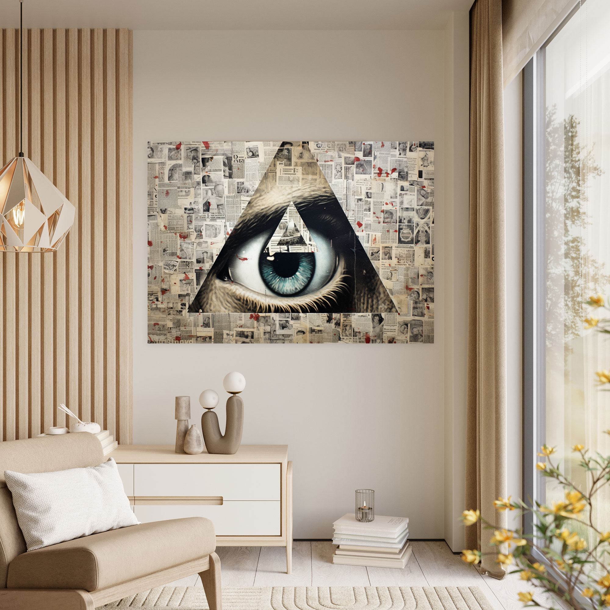 Illuminati Wall Art - Illuminati, Hidden Messages, Canvas Print, Mysteries