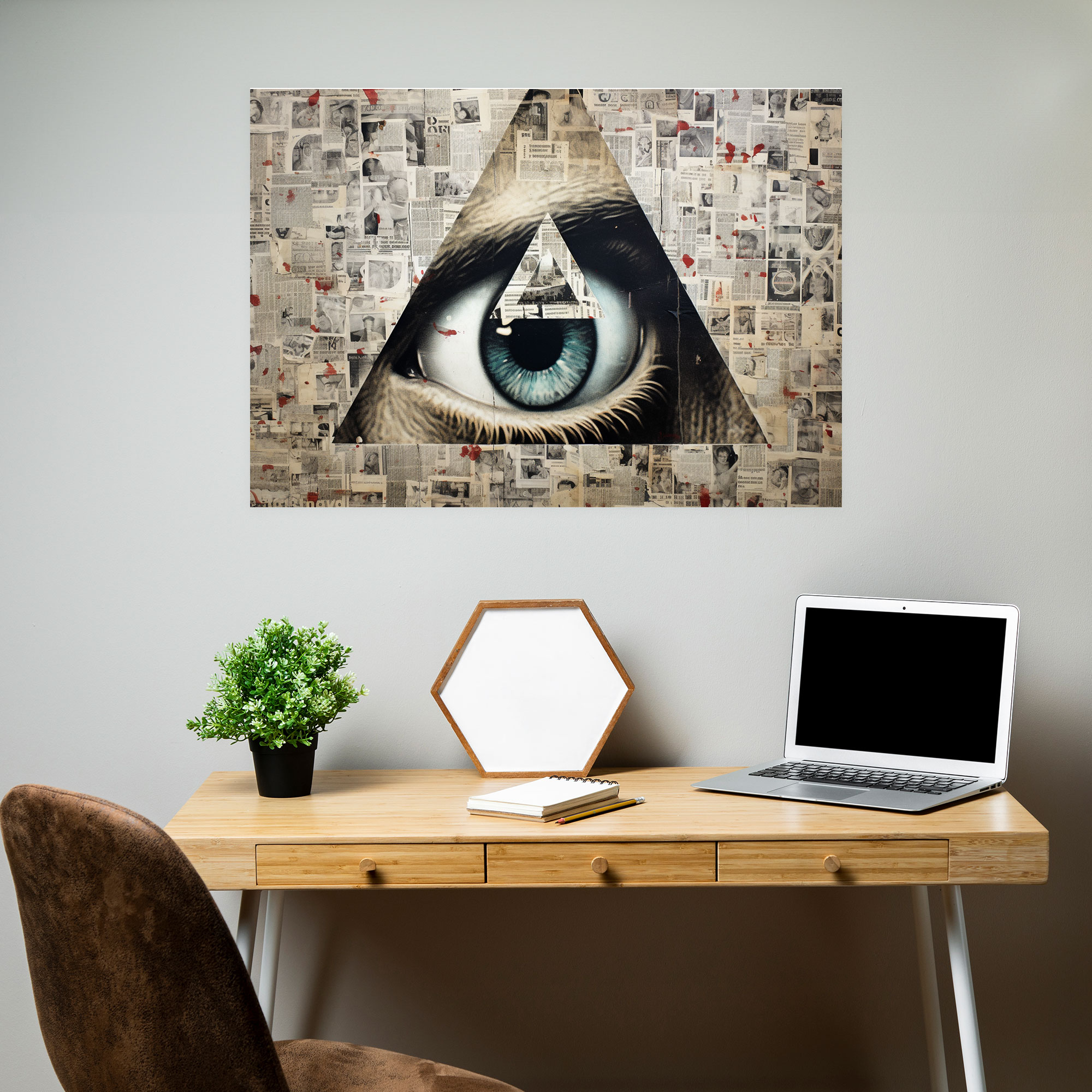 Illuminati Wall Art - Illuminati, Hidden Messages, Canvas Print, Mysteries