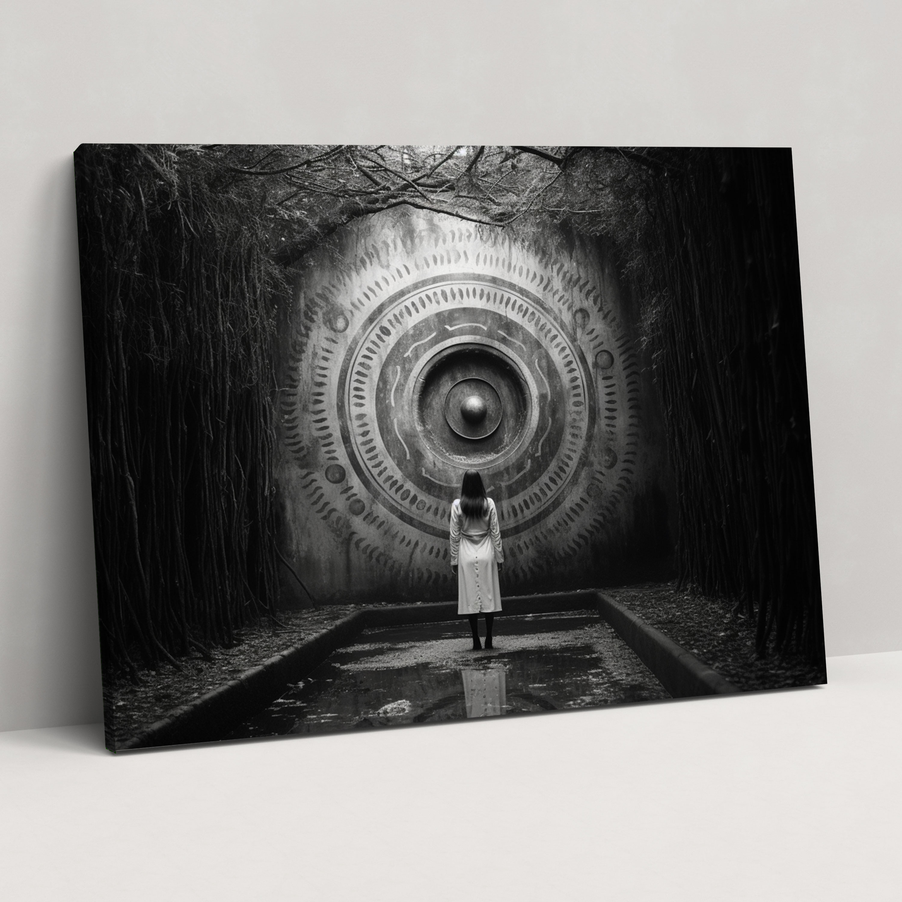 Esotericism Wall Art: Enigmatic Symbol - Illuminati, Esotericism, Deep Esoteric Meaning, Wall Art