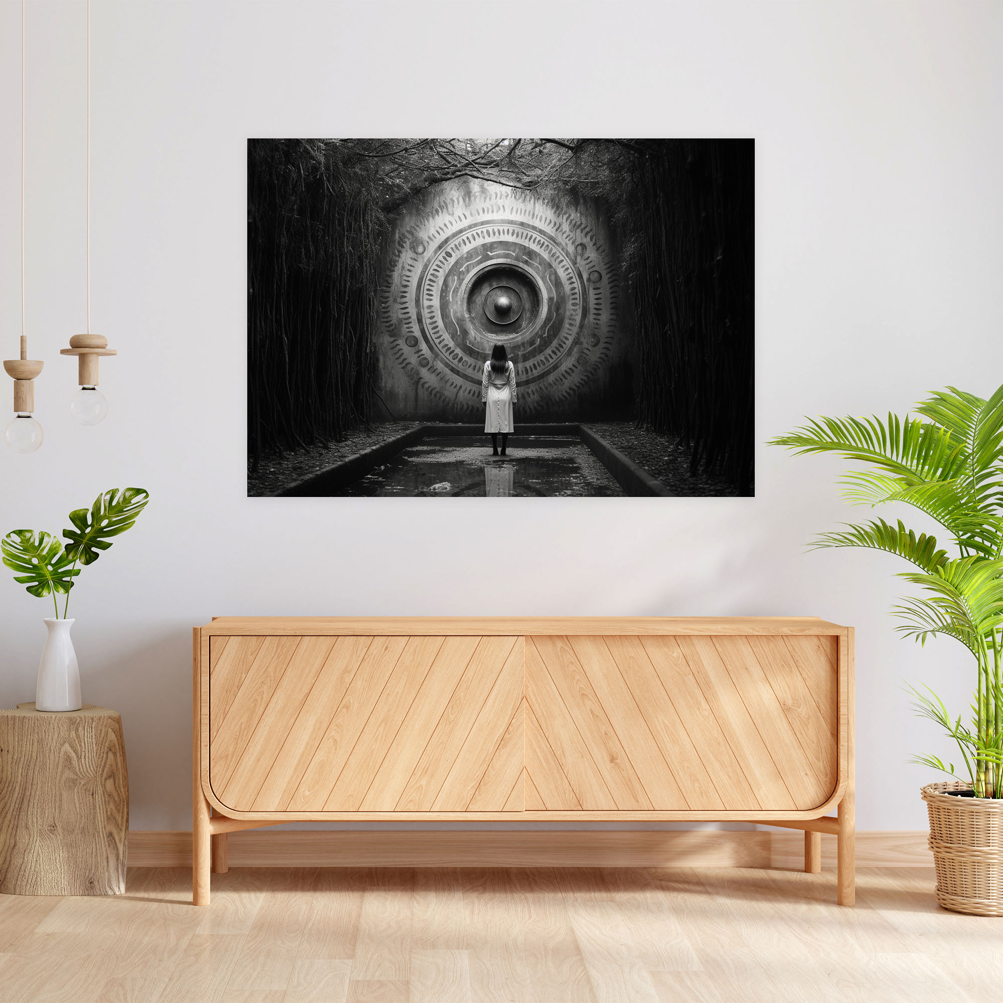 Esotericism Wall Art: Enigmatic Symbol - Illuminati, Esotericism, Deep Esoteric Meaning, Wall Art