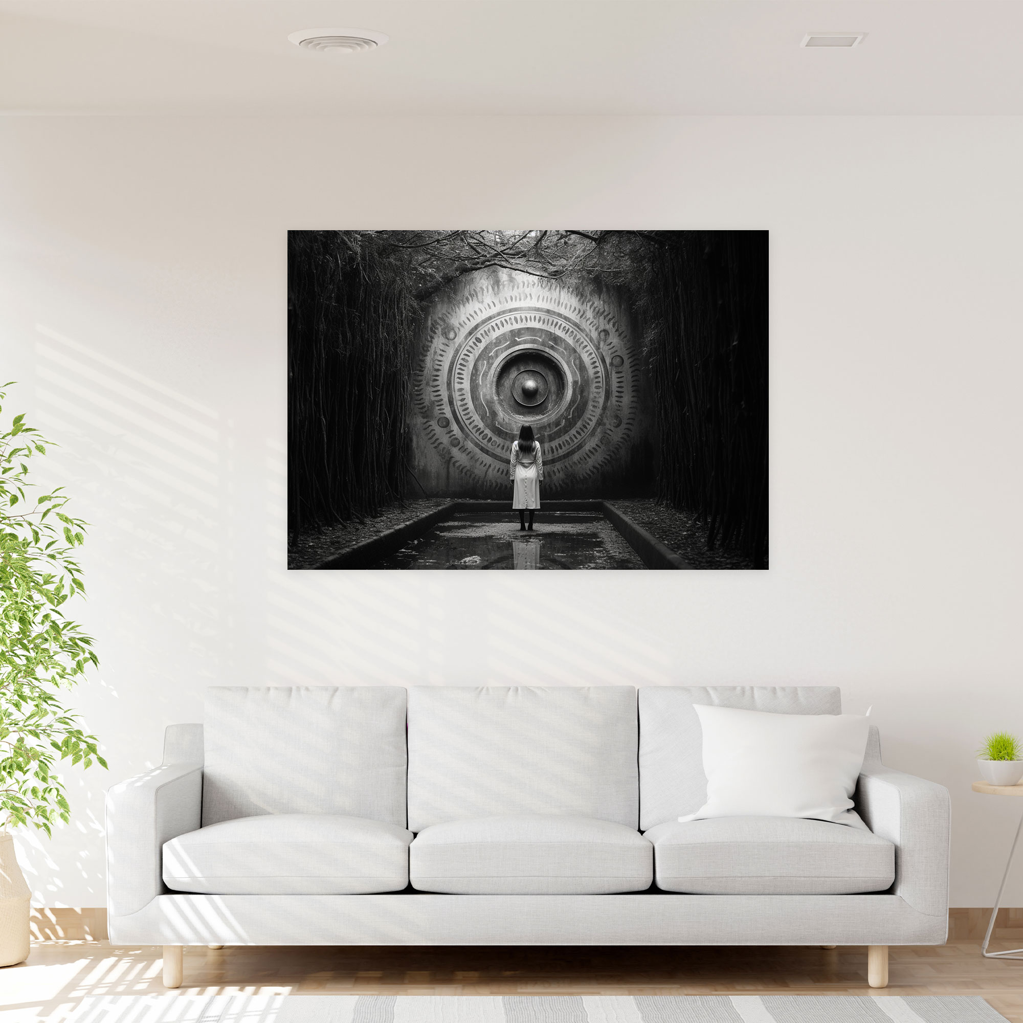 Esotericism Wall Art: Enigmatic Symbol - Illuminati, Esotericism, Deep Esoteric Meaning, Wall Art