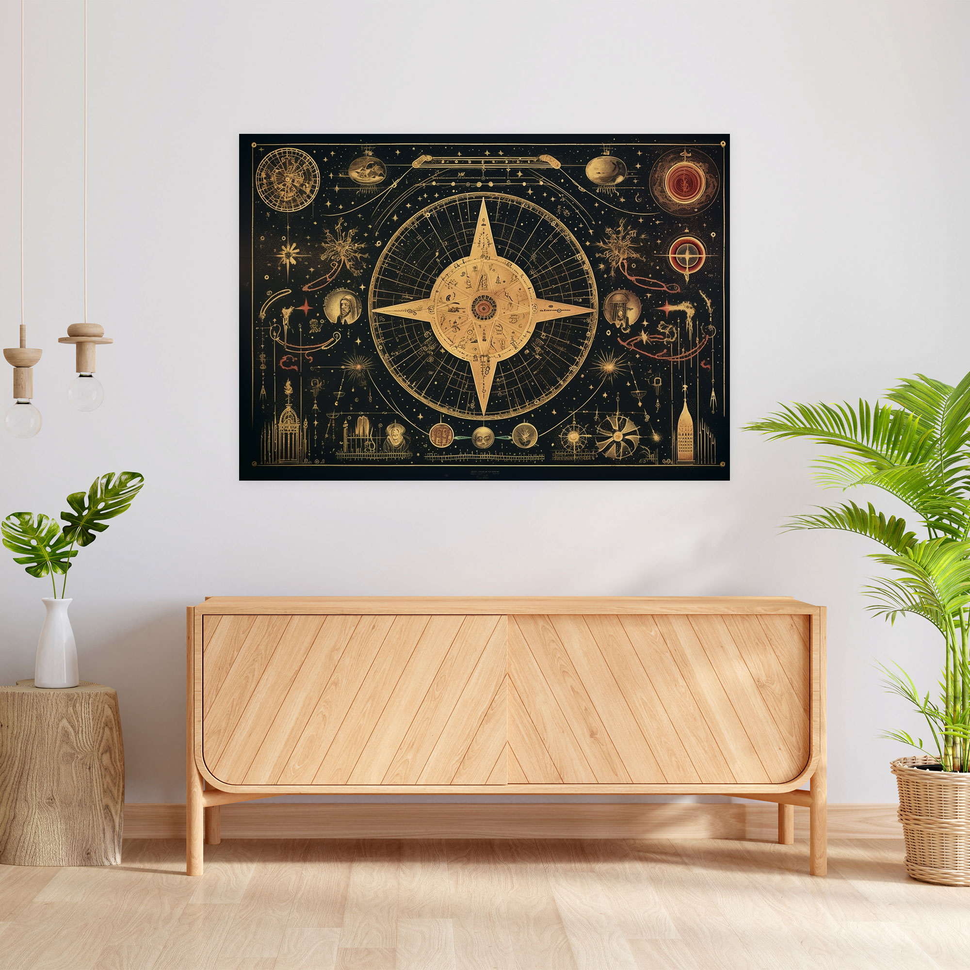 Esotericism Vintage Wall Art - Illuminati, Wall Art, Esotericism, Home Decoration