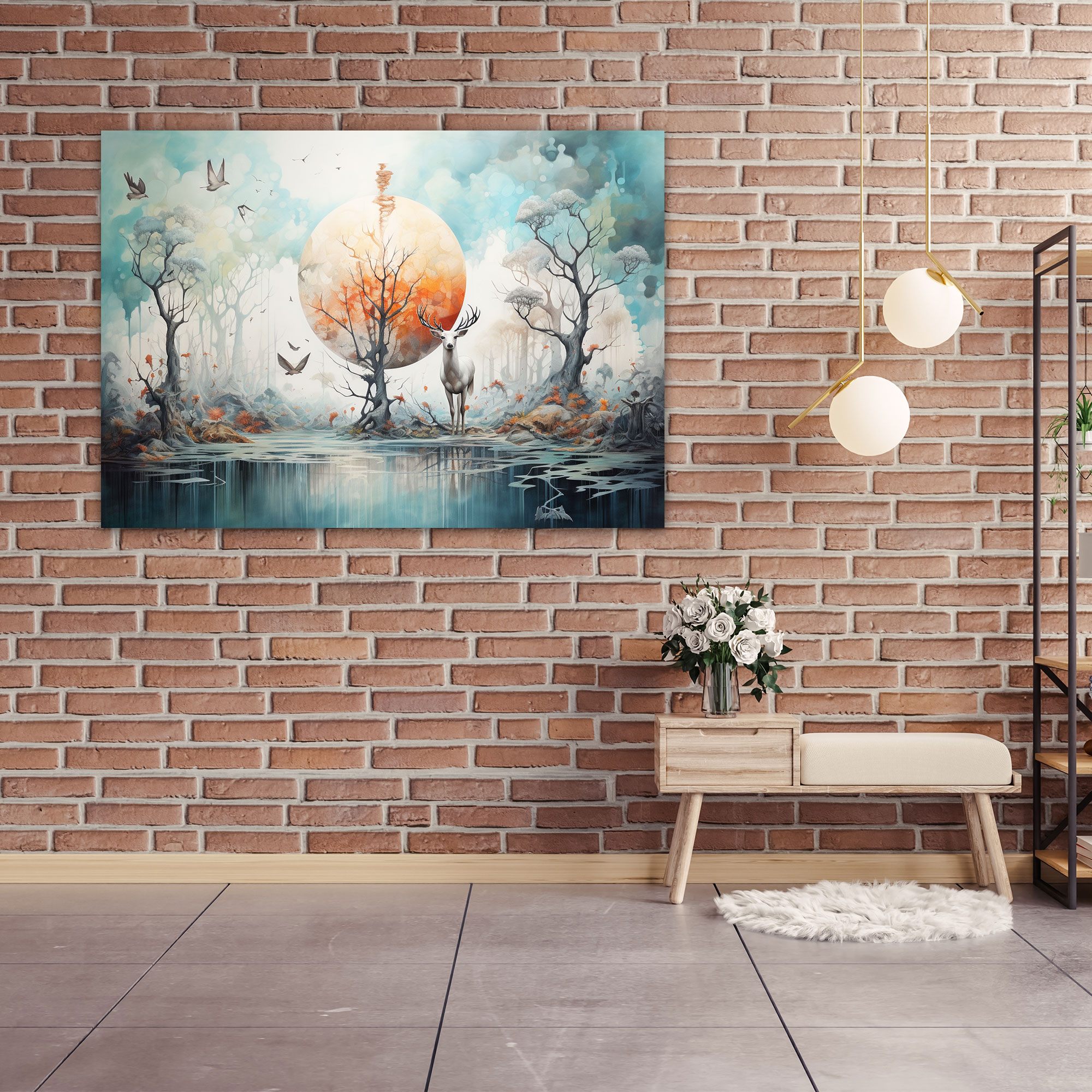 Esotericism Ethereal Canvas Print - Illuminati, Wall Decoration, Dreams And Reality, Home Decoration