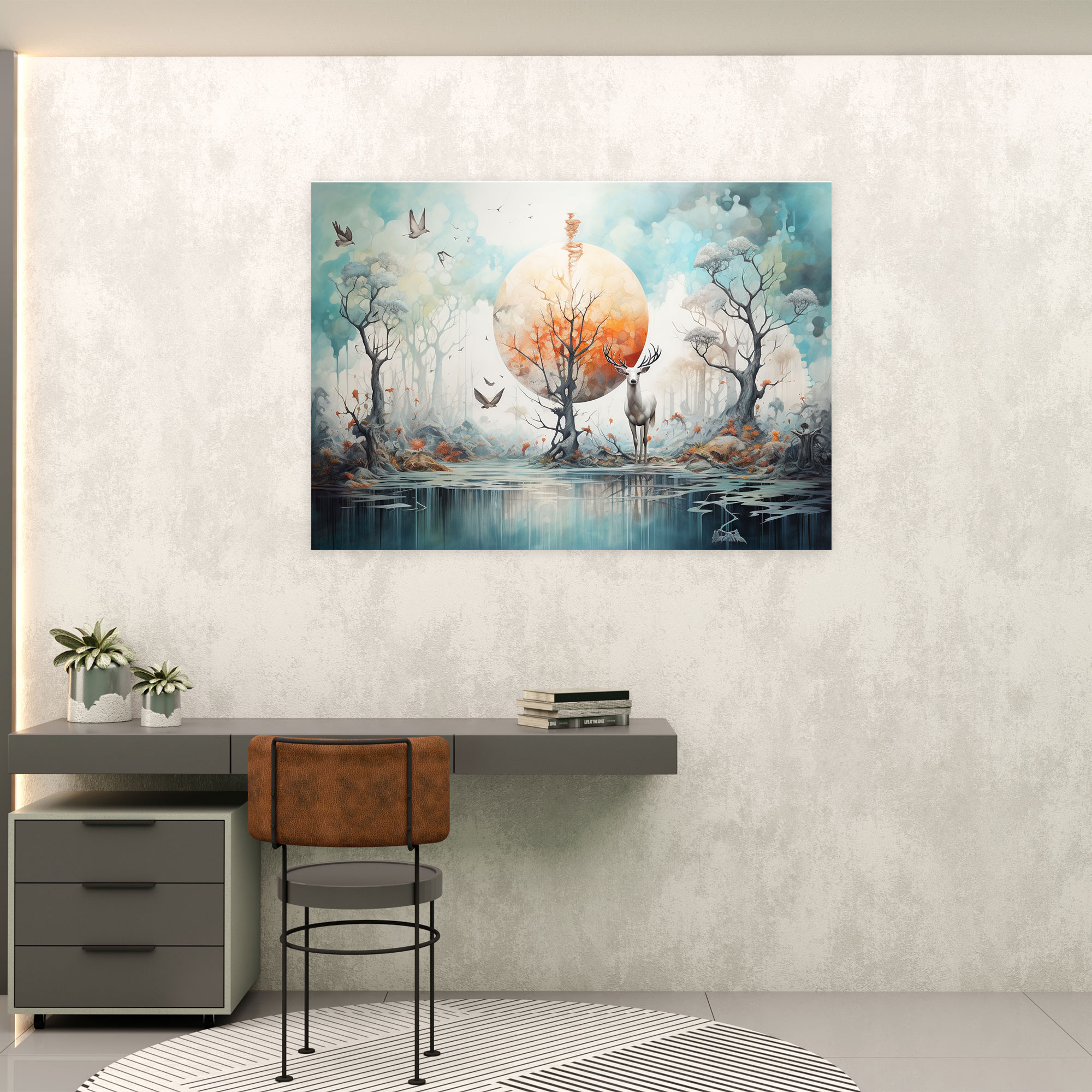 Esotericism Ethereal Canvas Print - Illuminati, Wall Decoration, Dreams And Reality, Home Decoration
