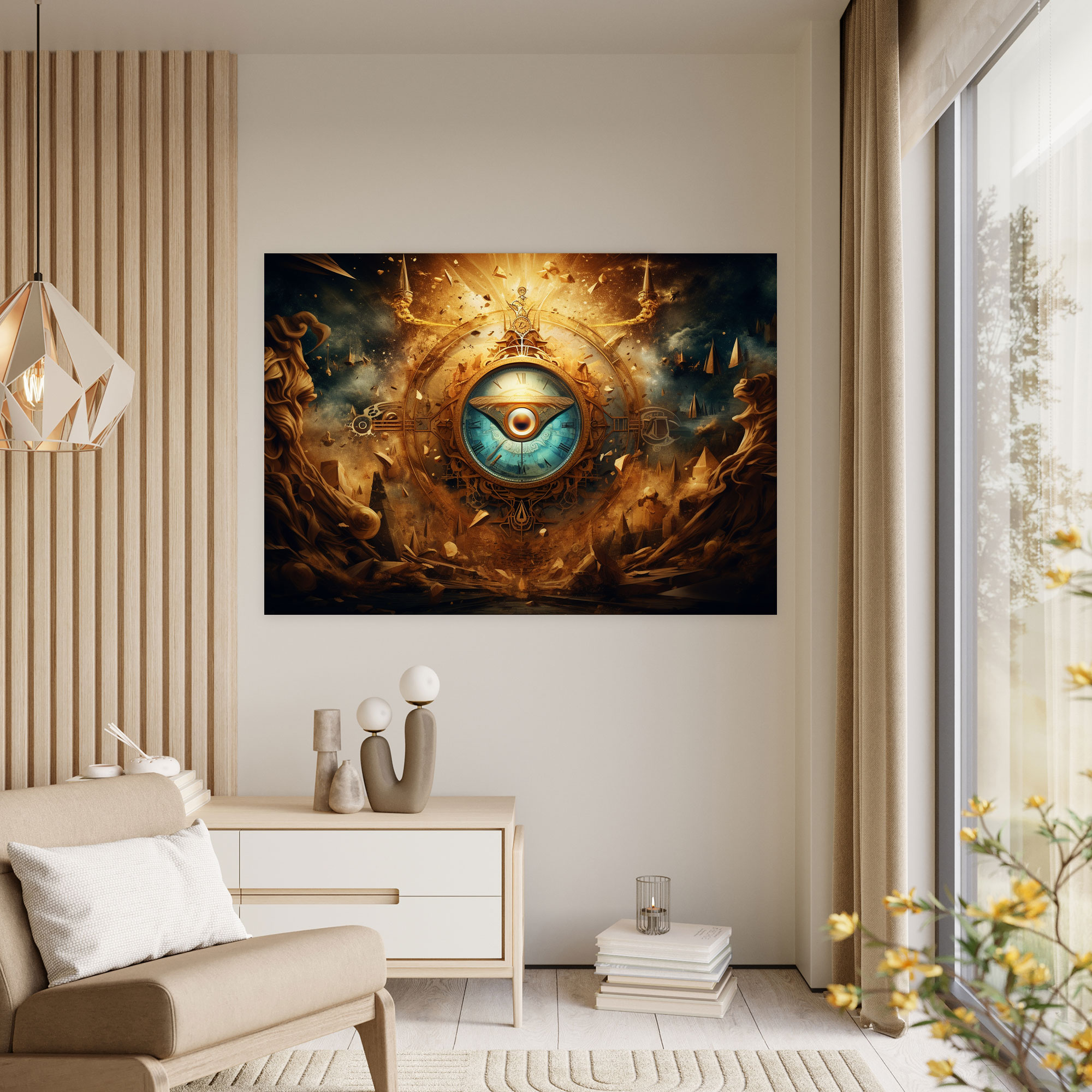 Esotericism Symbolic Canvas Print - Illuminati, Esotericism, Ancient Symbols, Canvas