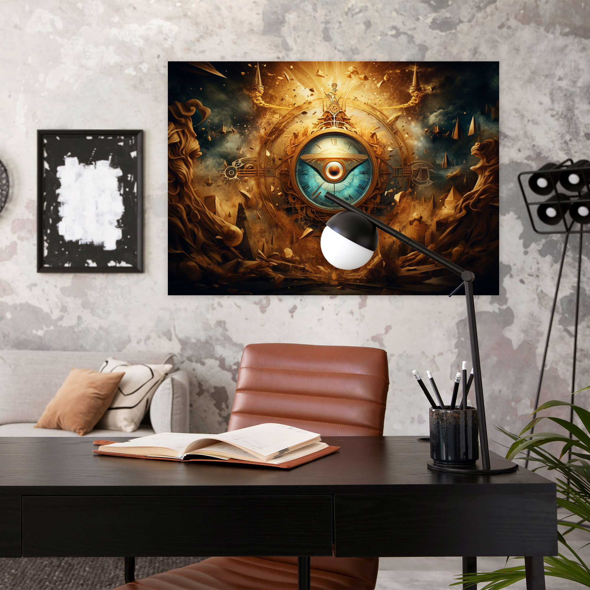 Esotericism Symbolic Canvas Print - Illuminati, Esotericism, Ancient Symbols, Canvas