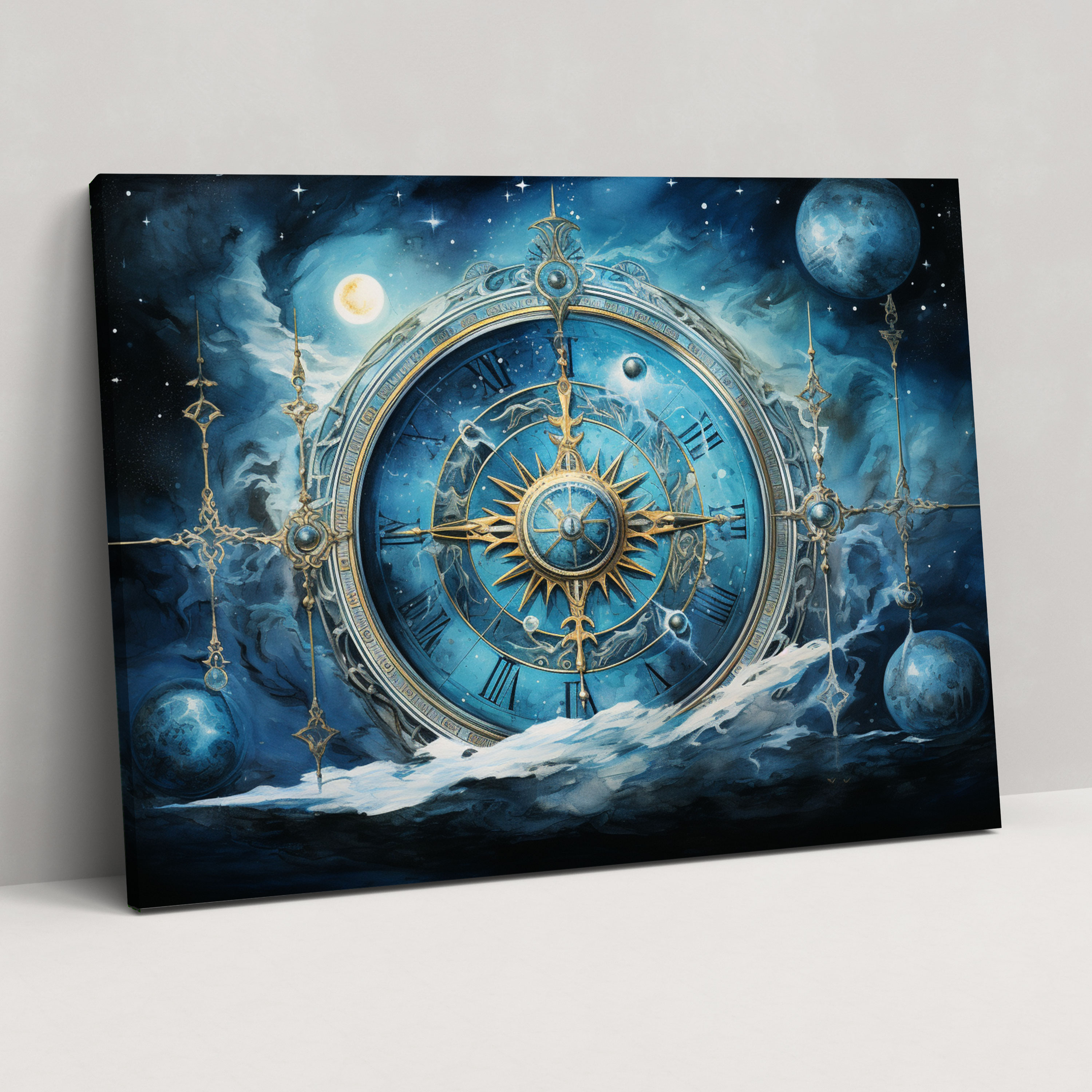Esotericism Wall Decoration - Illuminati, Esotericism, Ancient Symbol Of Alchemy, Celestial Elements
