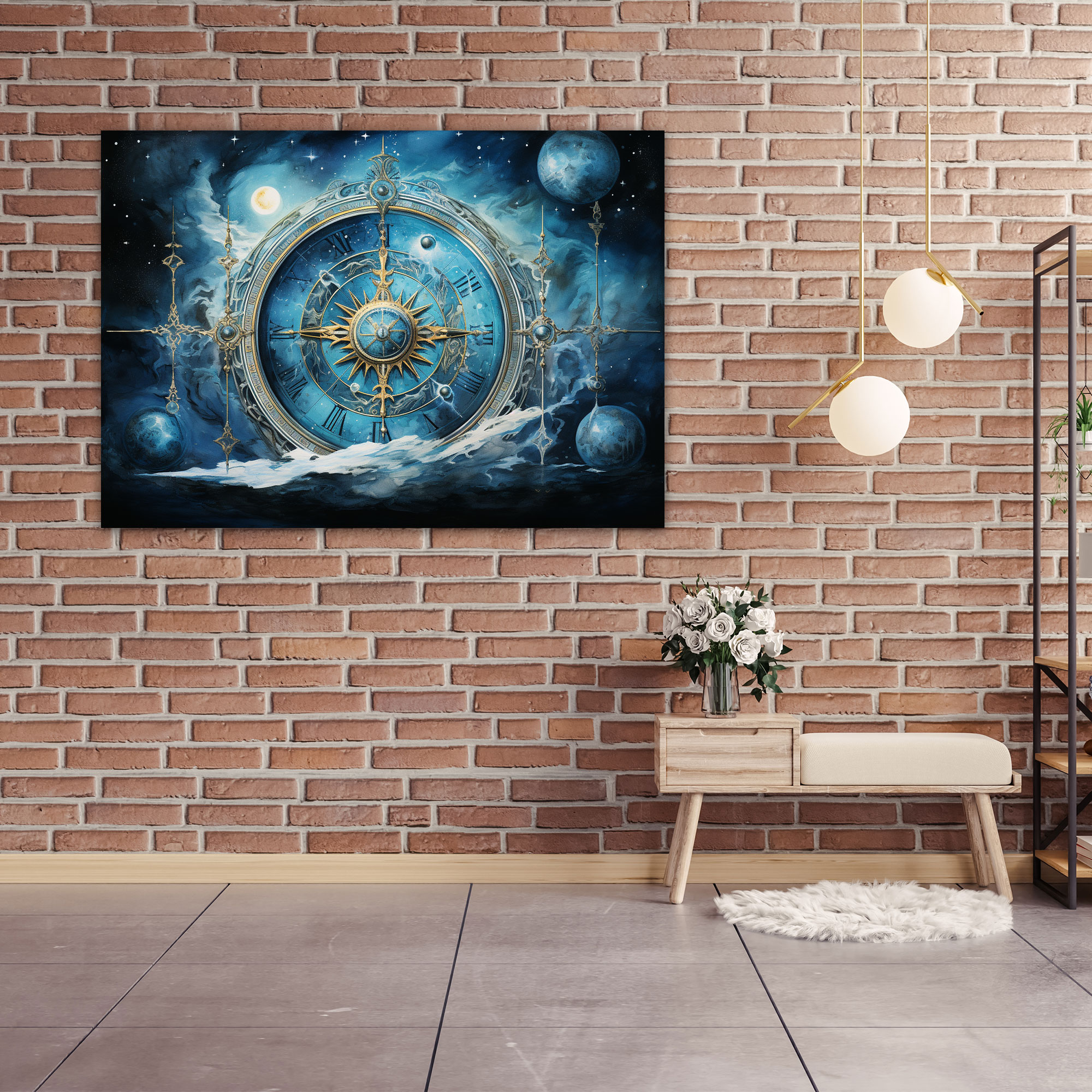 Esotericism Wall Decoration - Illuminati, Esotericism, Ancient Symbol Of Alchemy, Celestial Elements