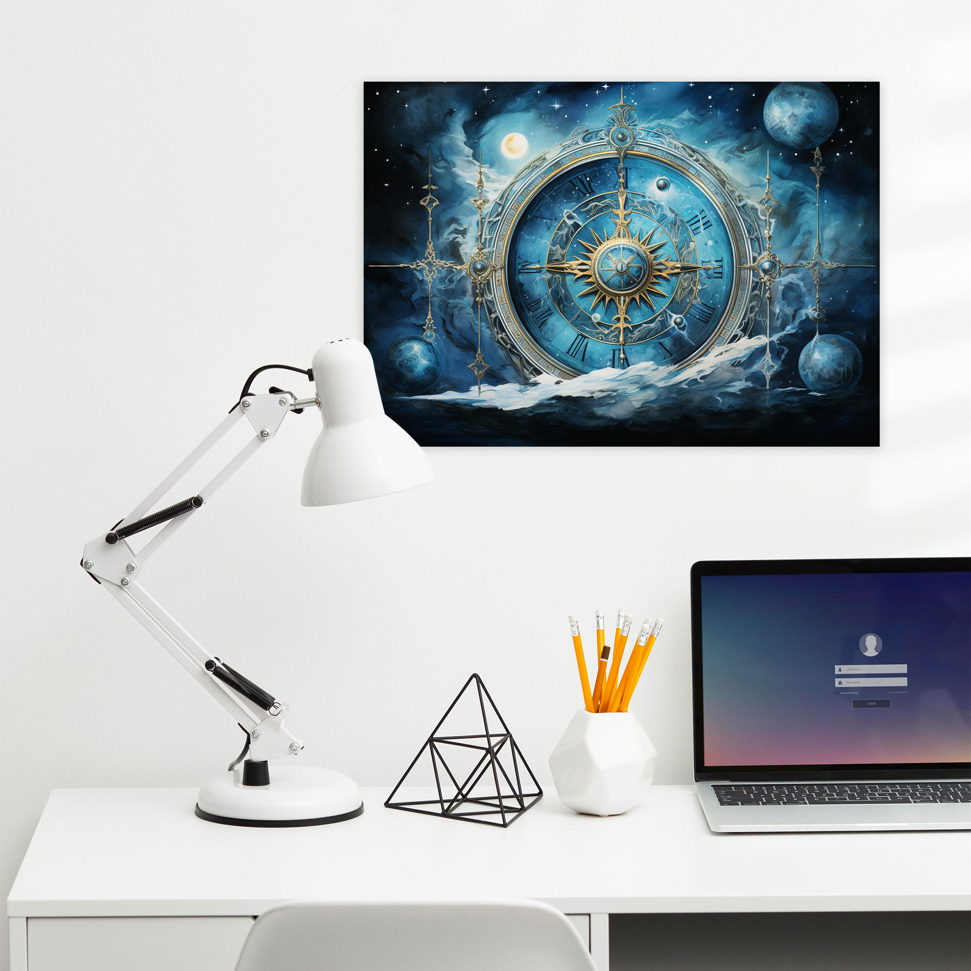 Esotericism Wall Decoration - Illuminati, Esotericism, Ancient Symbol Of Alchemy, Celestial Elements