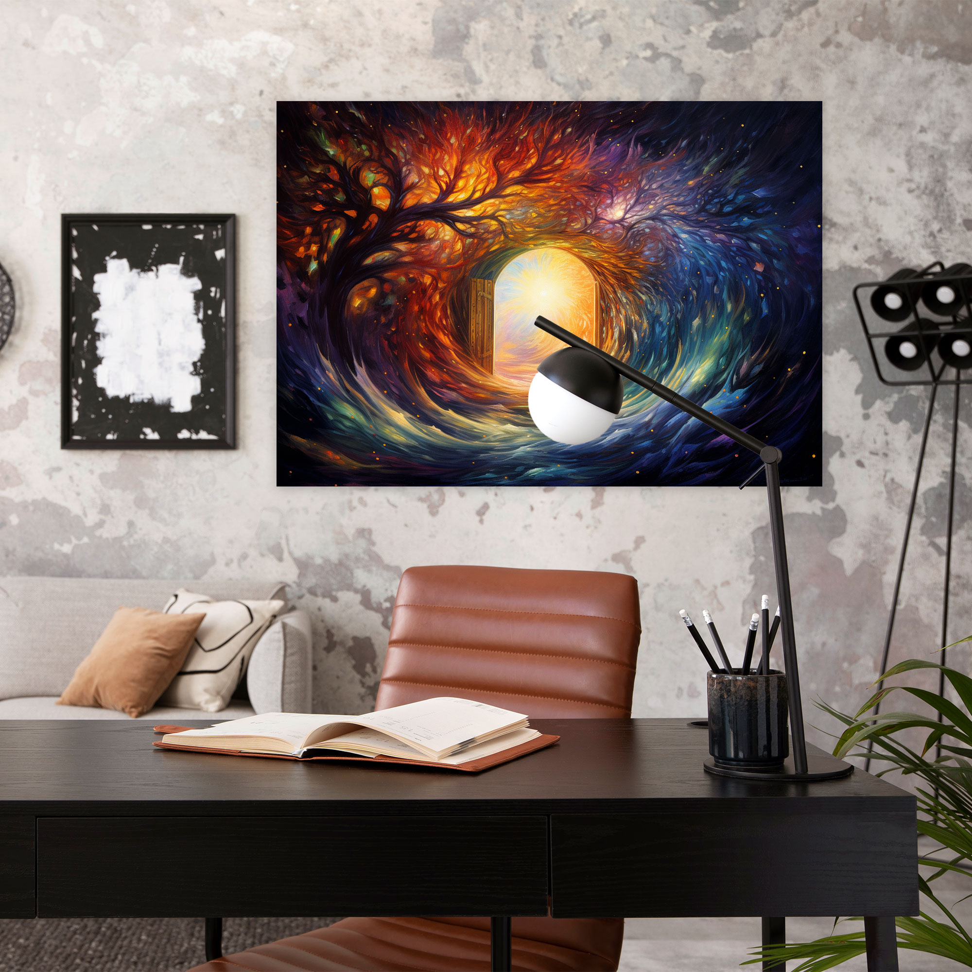 Esotericism Wall Art - Illuminati, Wall Decoration, Doorway To Transcendence, Home Decoration