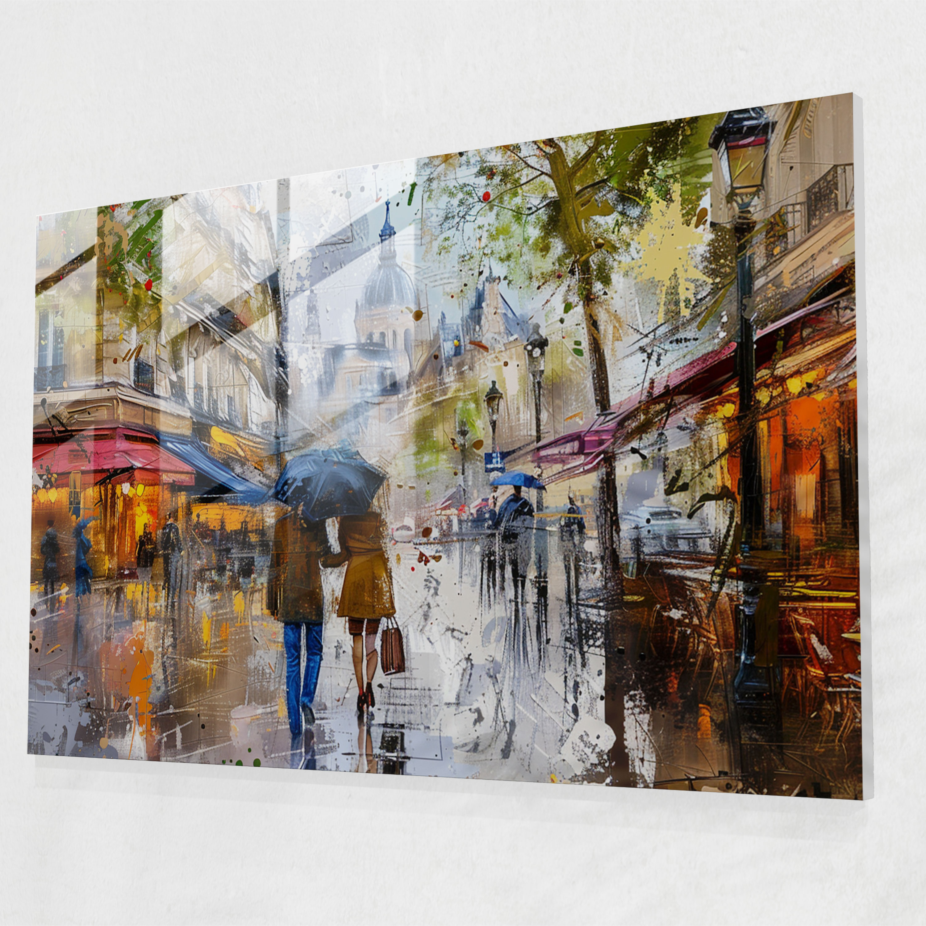 Impressionism Paris Glass Print - Impressionism, Impressionism, Glass Print, Wall Decoration