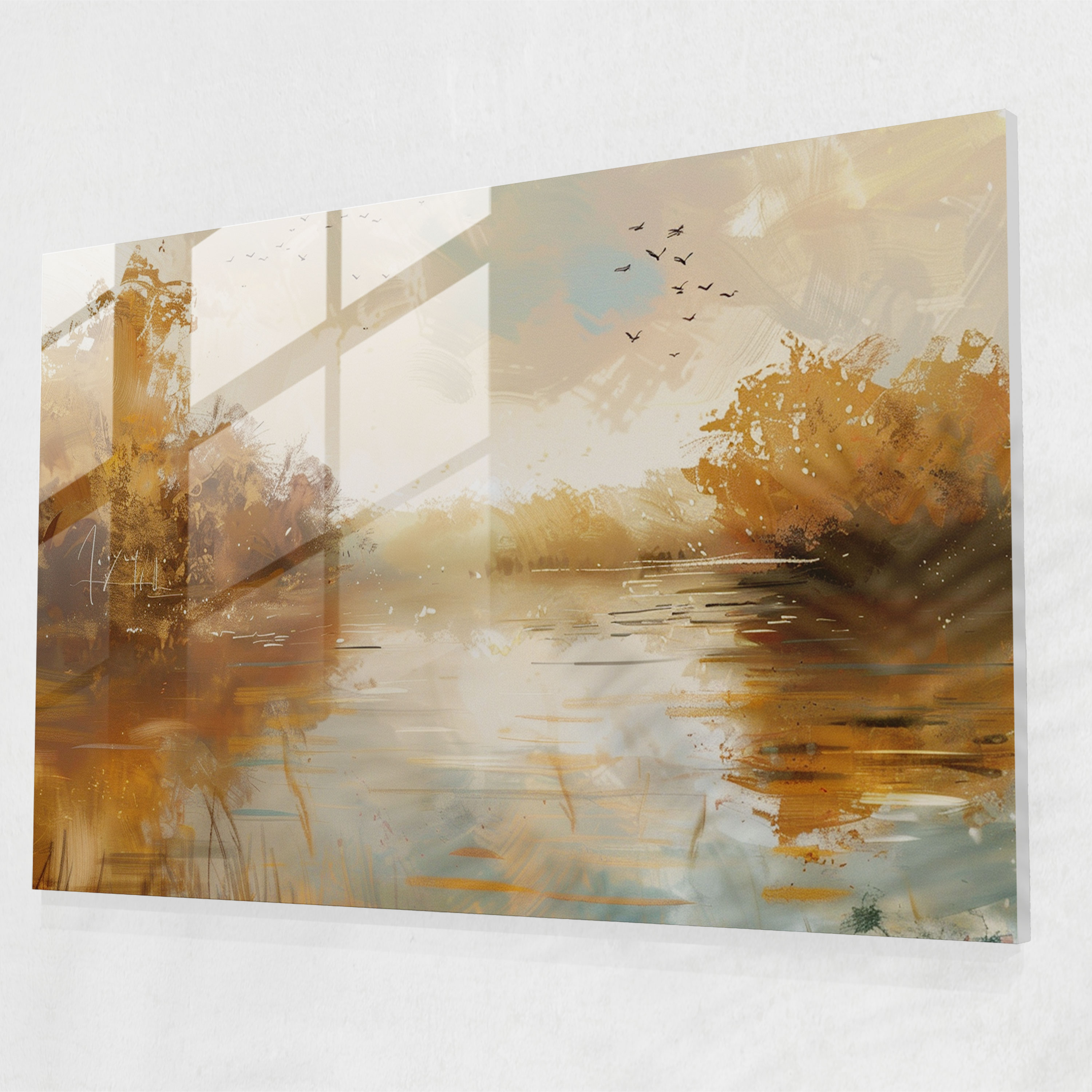 Impressionism Landscape Wall Decoration - Impressionism, Home Decoration, Nature, Glass Print