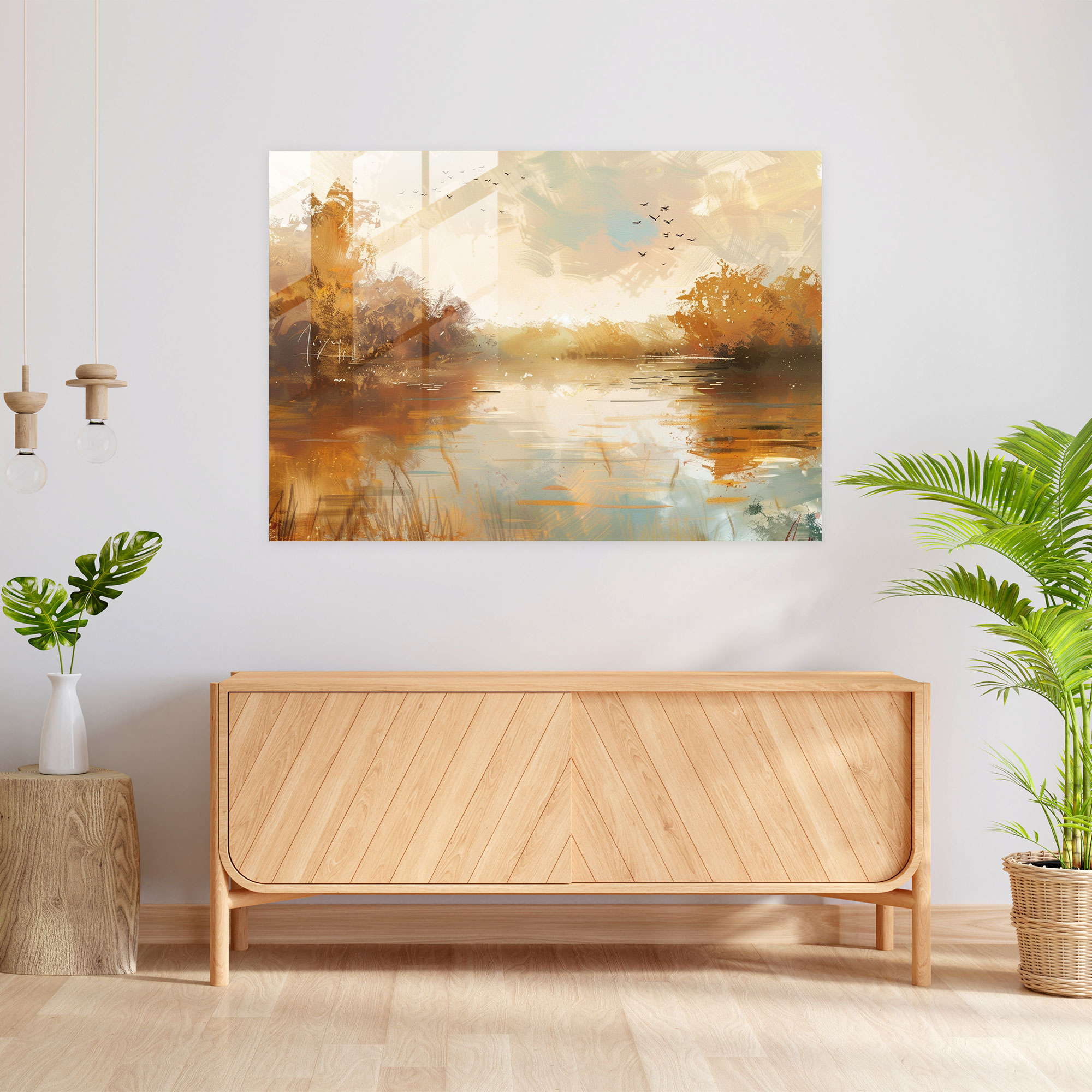 Impressionism Landscape Wall Decoration - Impressionism, Home Decoration, Nature, Glass Print