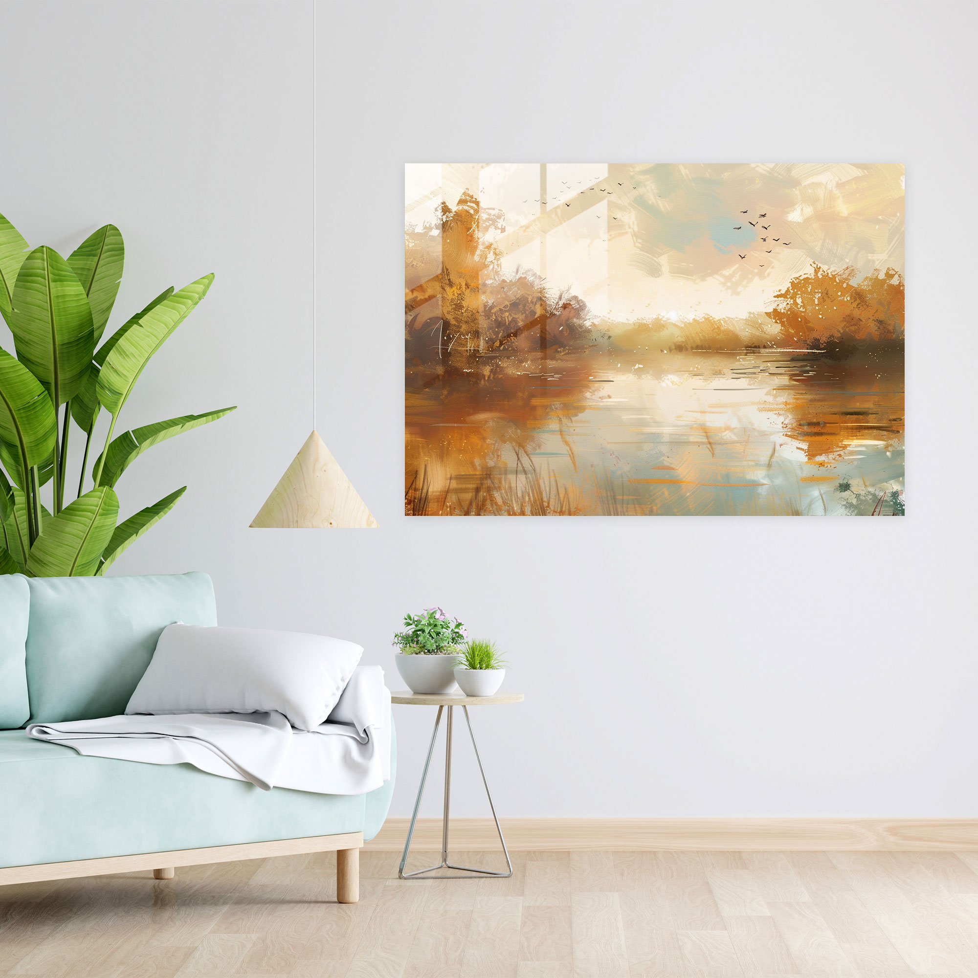 Impressionism Landscape Wall Decoration - Impressionism, Home Decoration, Nature, Glass Print