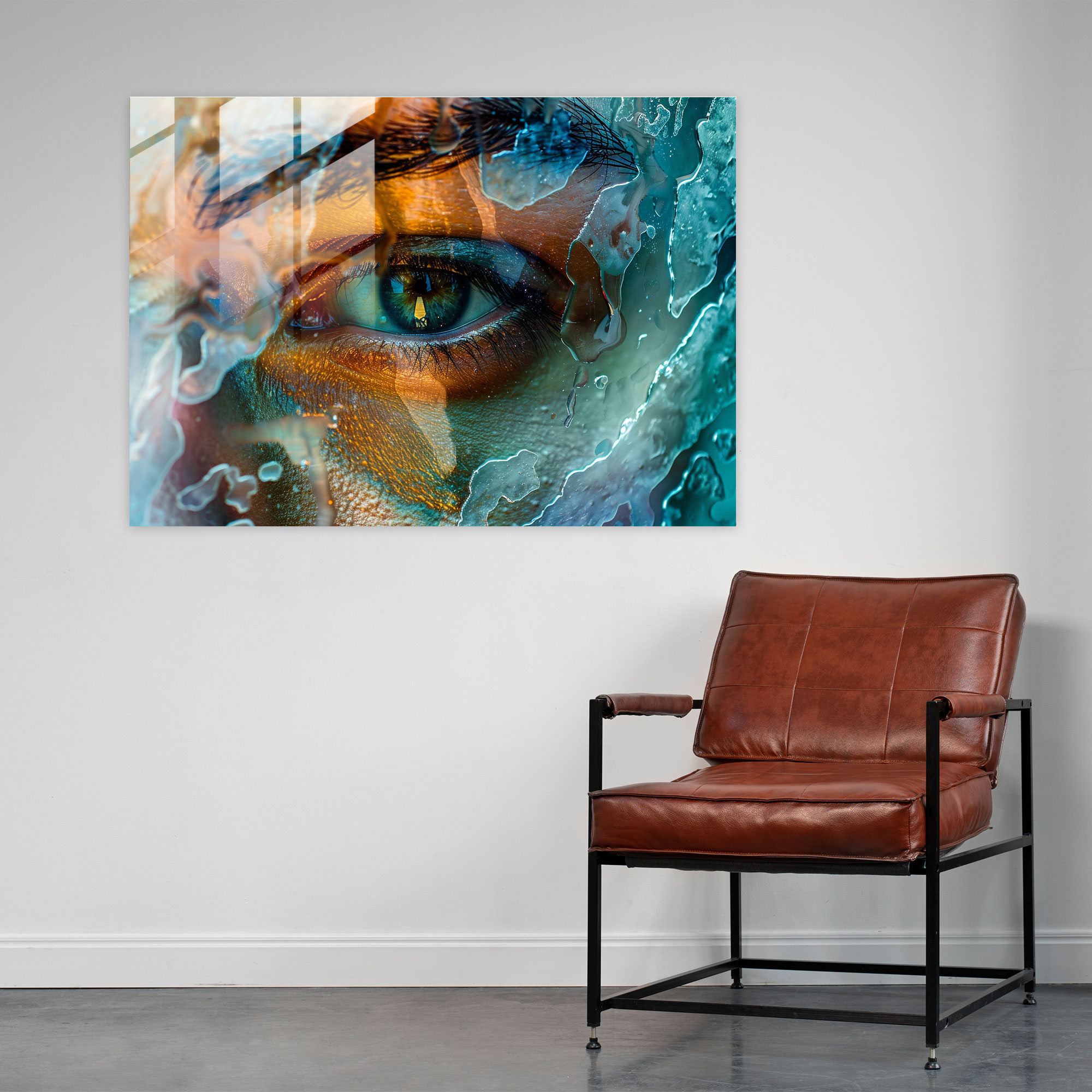 Impressionism Portrait Glass Wall Art - Impressionism, Glass Print, Home Decoration, Impressionism