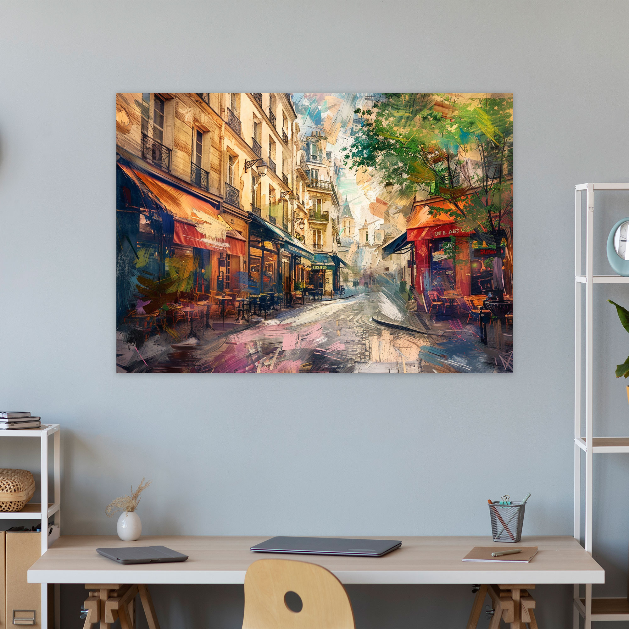 Impressionism Parisian Street Wall Art - Impressionism, Canvas, Home Decoration, Wall Decoration