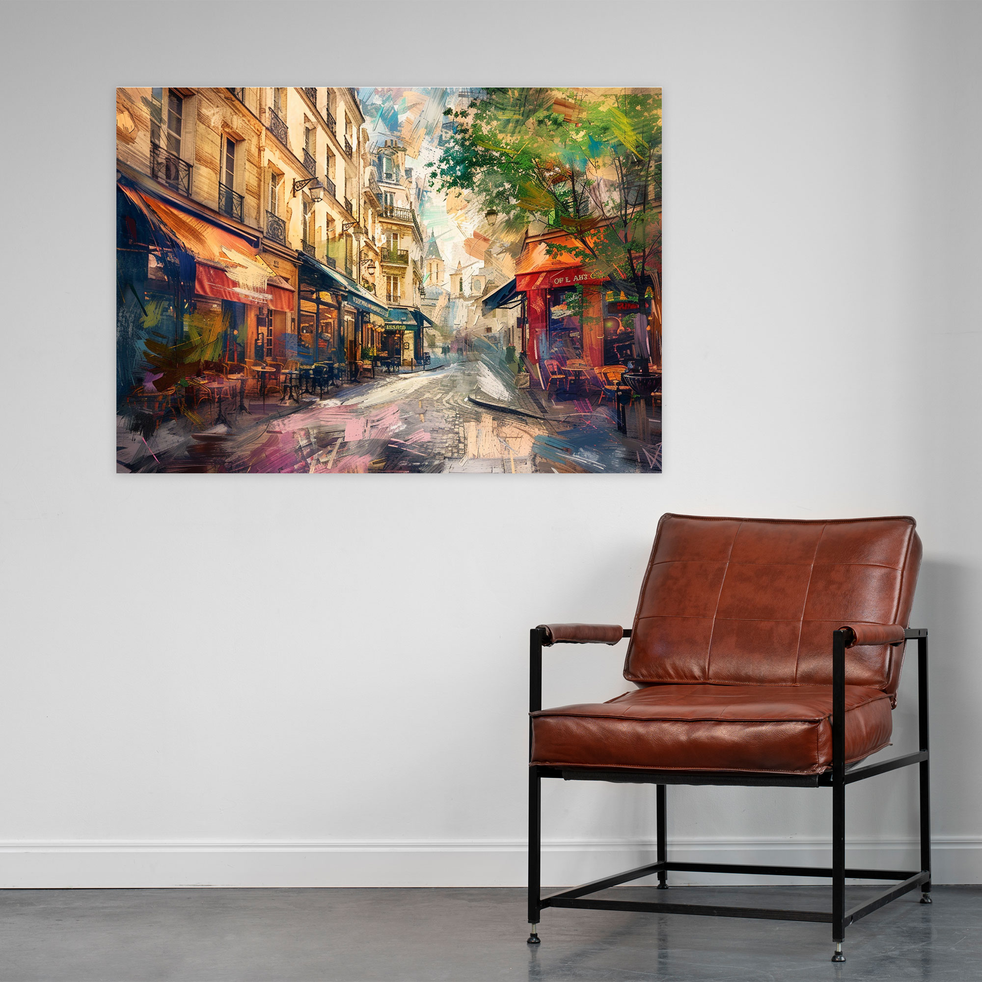 Impressionism Parisian Street Wall Art - Impressionism, Canvas, Home Decoration, Wall Decoration