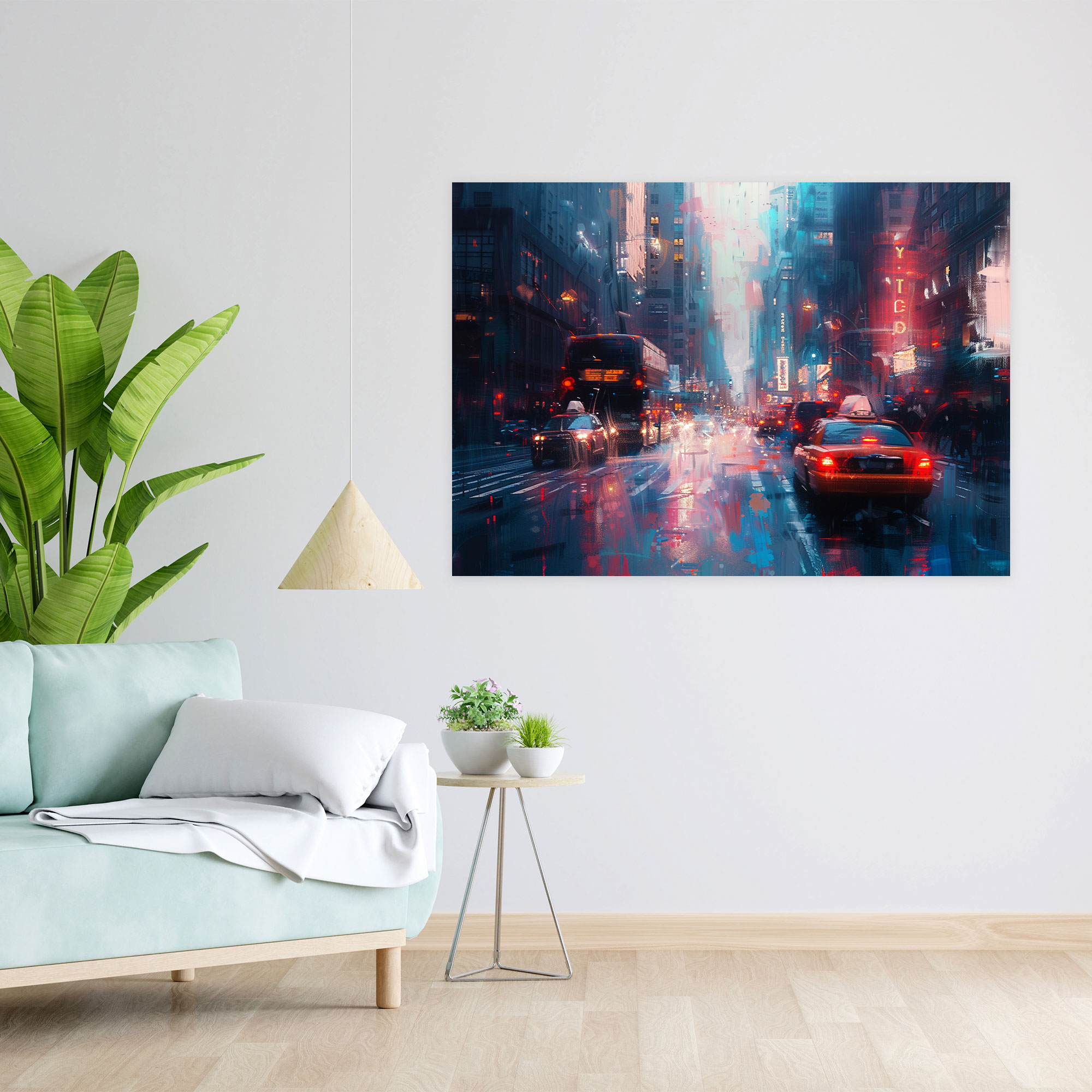 Cityscape Impressionism Wall Art - Impressionism, Canvas Print, Canvas, Wall Art