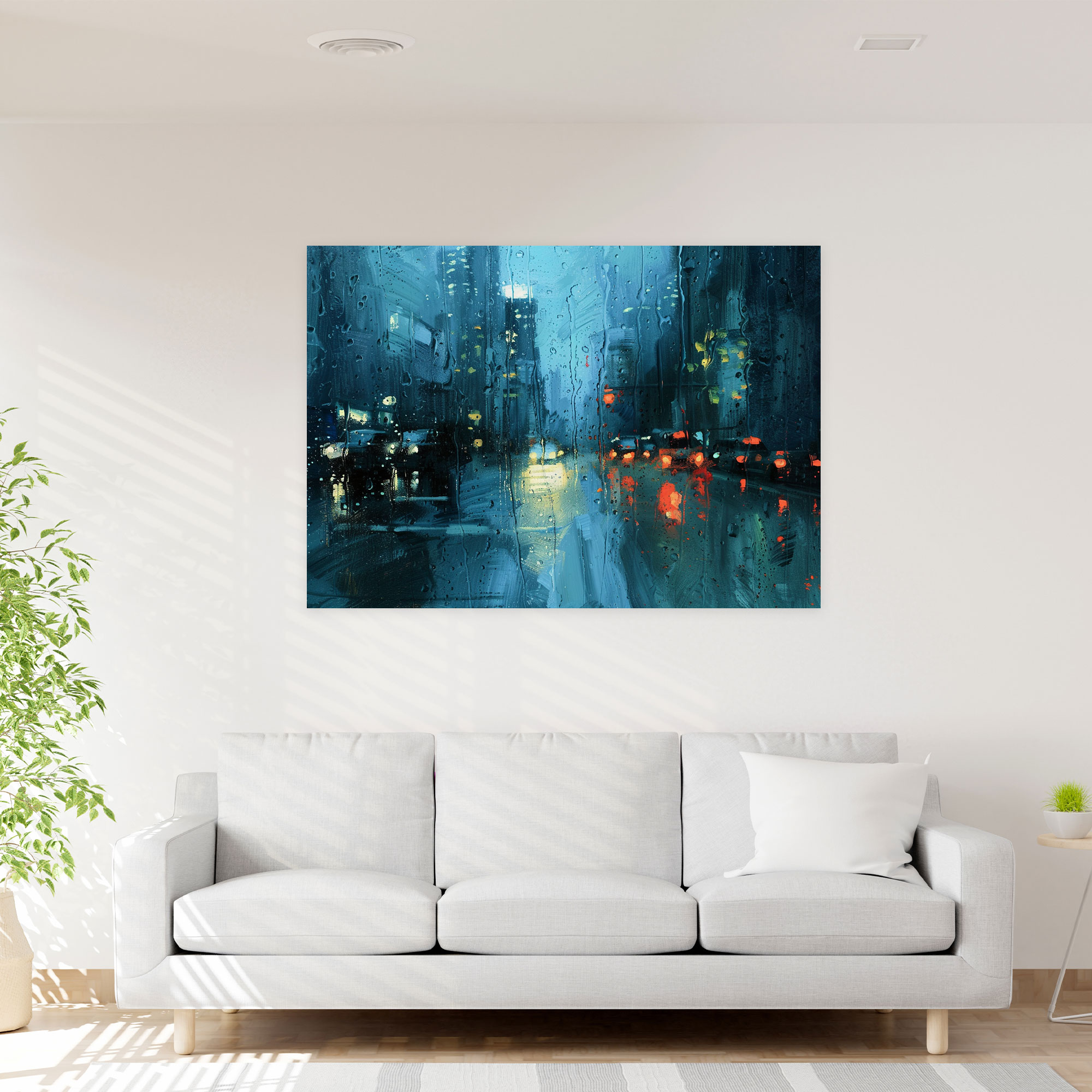 Impressionism Cityscape Canvas Print - Impressionism, Canvas, Home Decoration, Impressionism