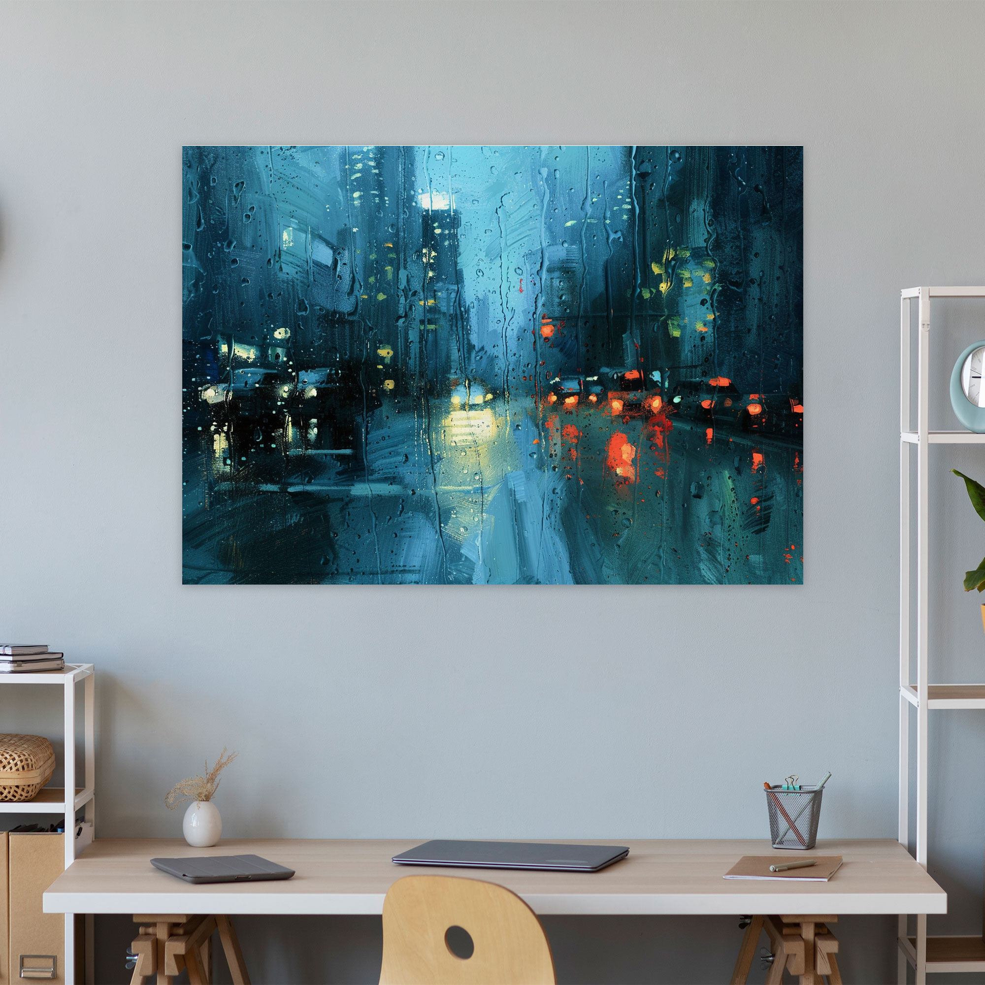 Impressionism Cityscape Canvas Print - Impressionism, Canvas, Home Decoration, Impressionism