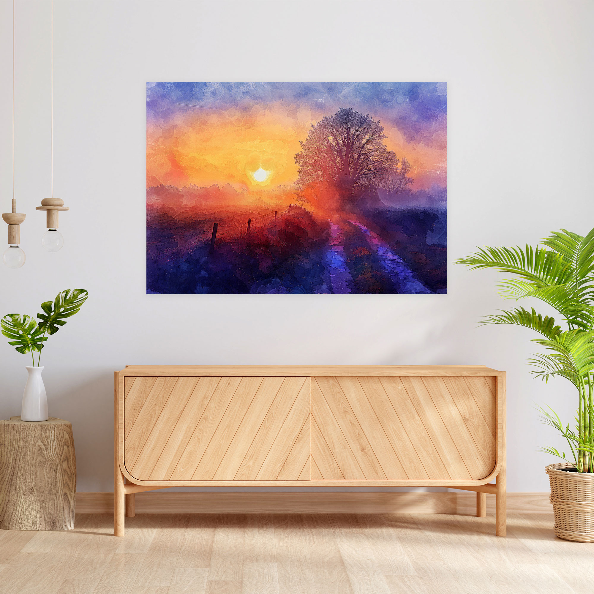 Impressionism Countryside Wall Art - Impressionism, Canvas Print, Canvas Wall Art, Canvas