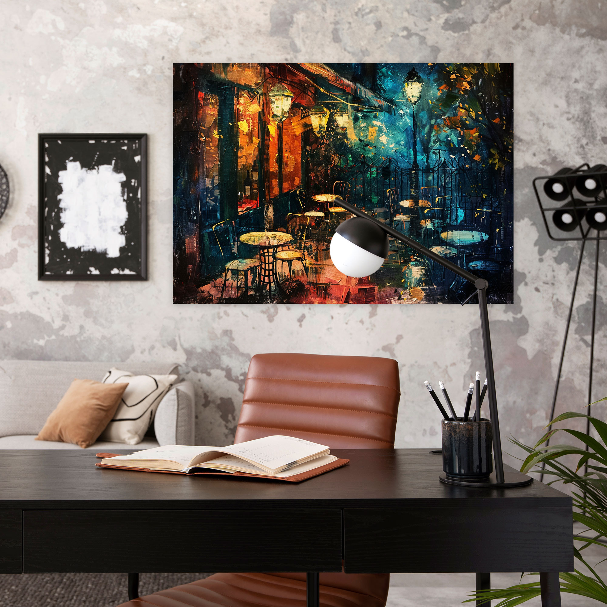 Impressionism Café Terrace Wall Art - Impressionism, Wall Art, Wall Decoration, Canvas