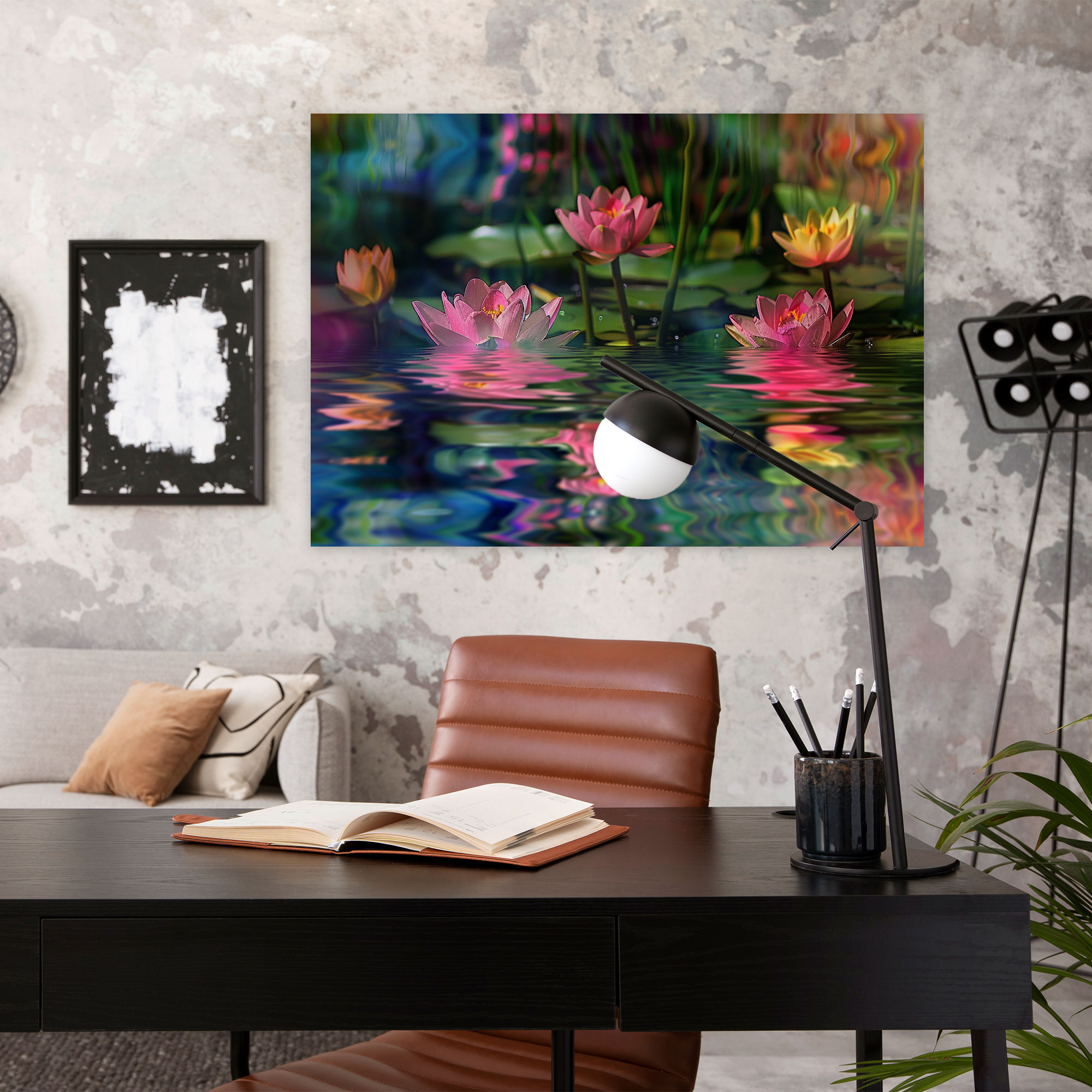 Impressionism Water Lilies Wall Decoration - Impressionism, Canvas, Wall Decoration, Home Decoration