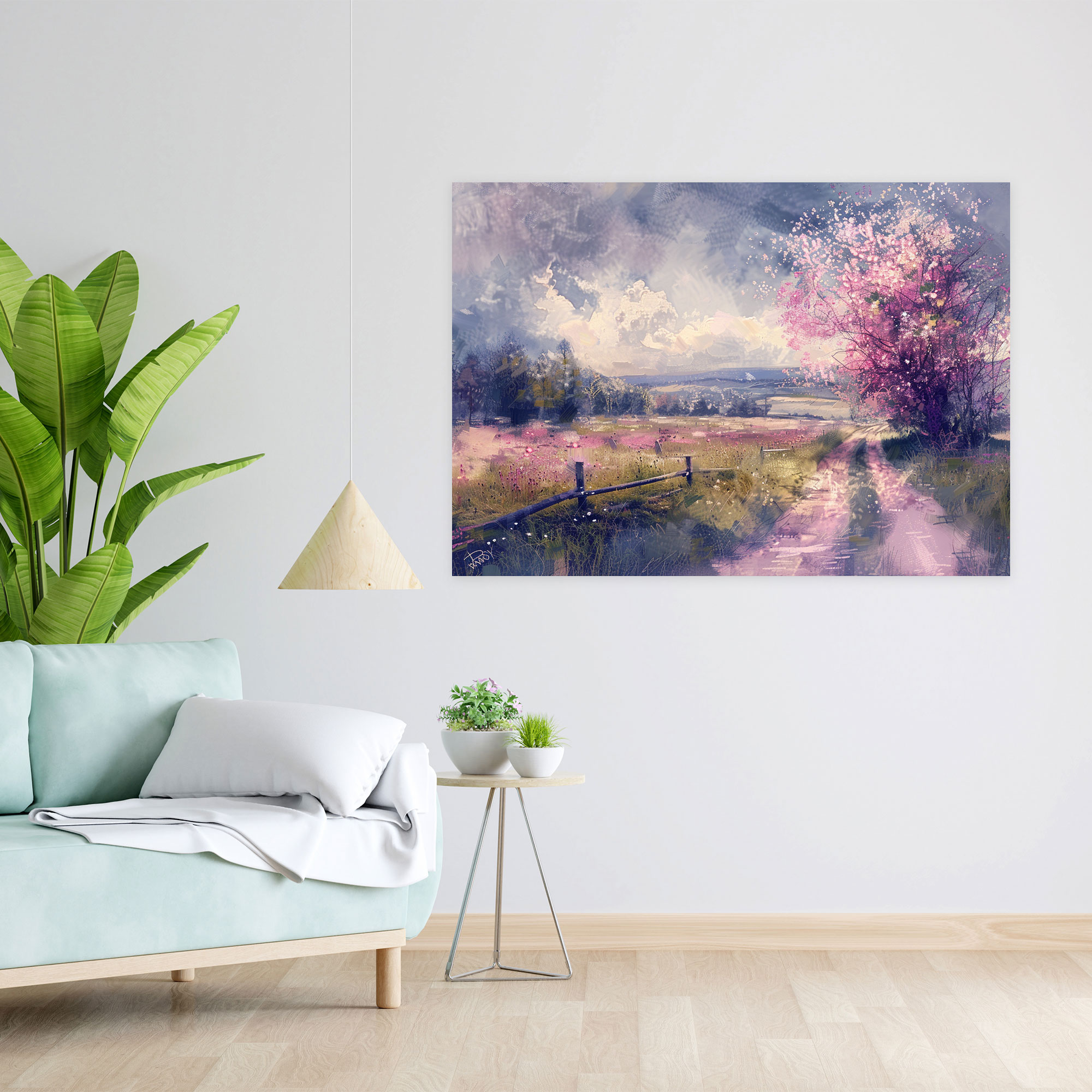 Countryside Dream Impressionism Canvas Print - Impressionism, Impressionism, Wall Decoration, Home Decoration