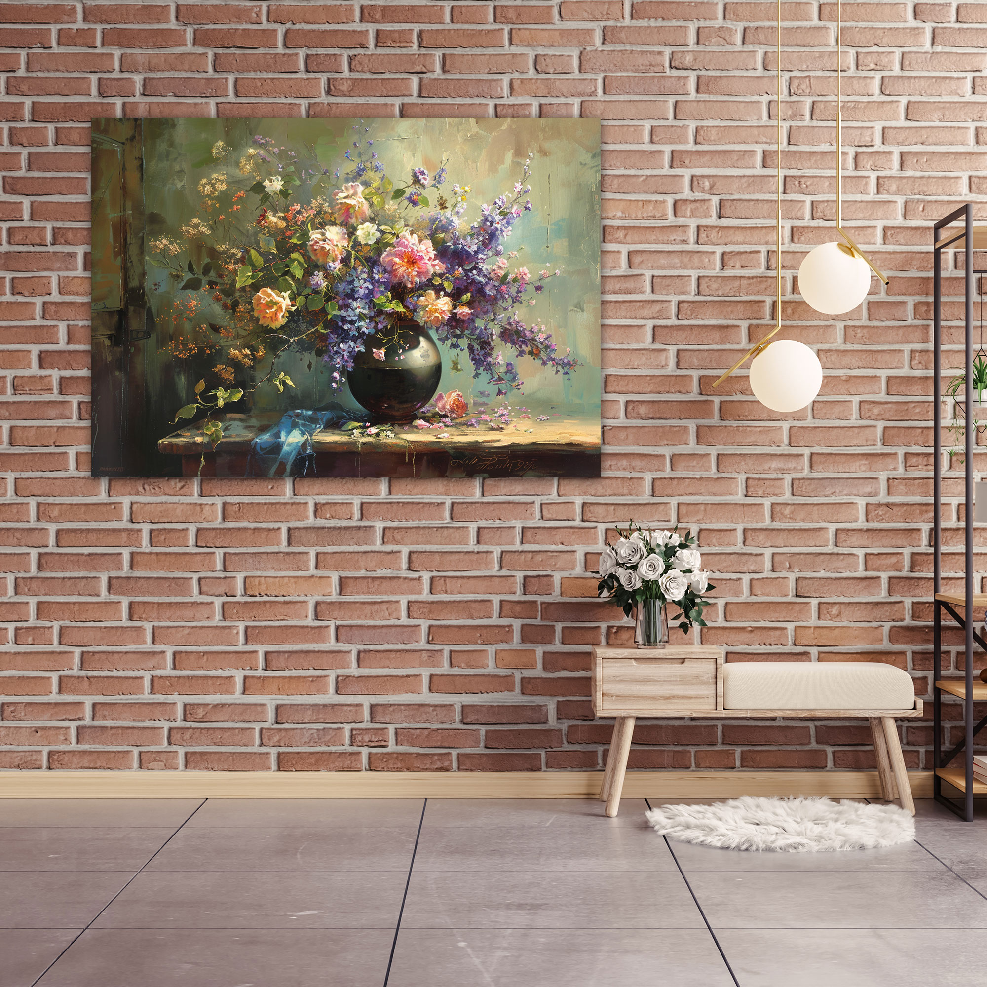 Floral Charm Impressionism Wall Art - Impressionism, Wall Art, Home Decoration, Impressionism