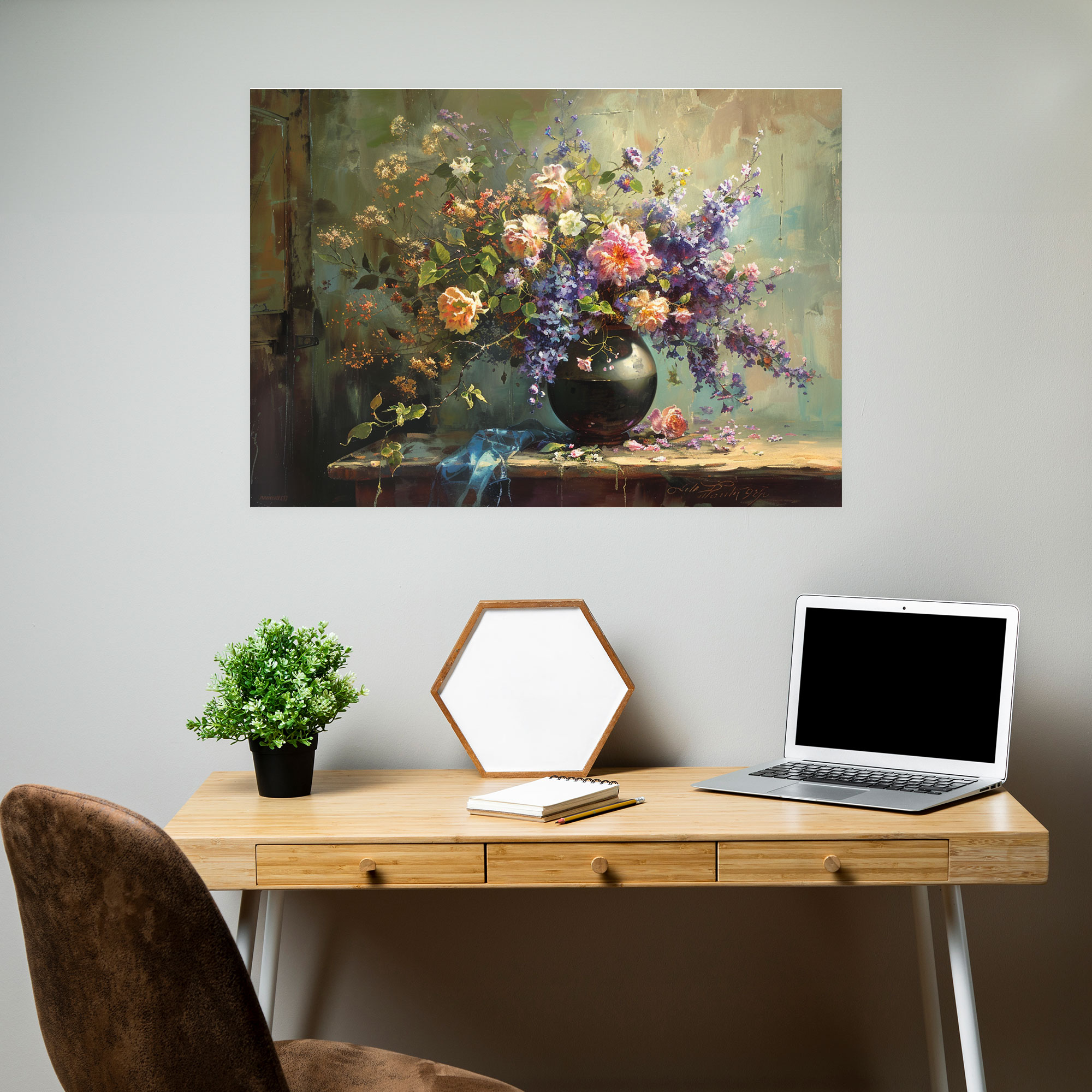 Floral Charm Impressionism Wall Art - Impressionism, Wall Art, Home Decoration, Impressionism
