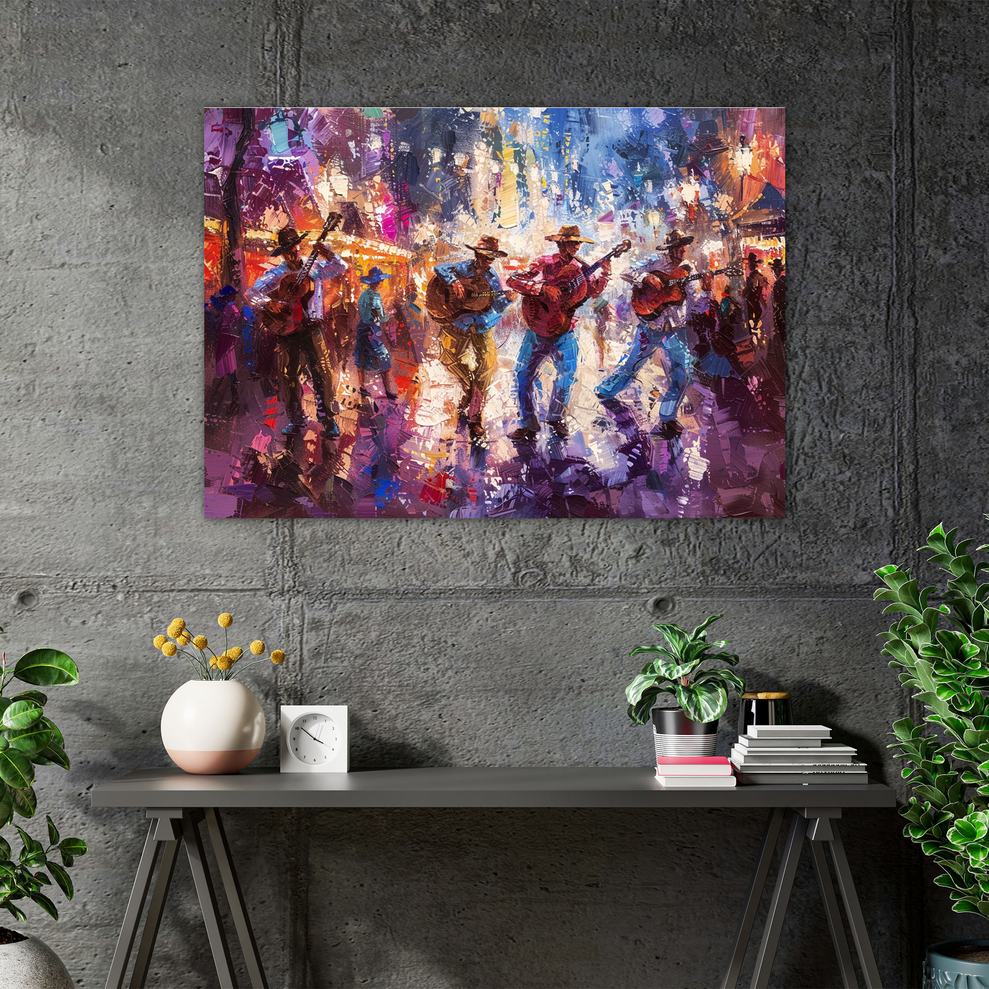 Carnival Performers Impressionism Canvas Print - Impressionism, Canvas Wall Art, Home Decoration, Impressionism