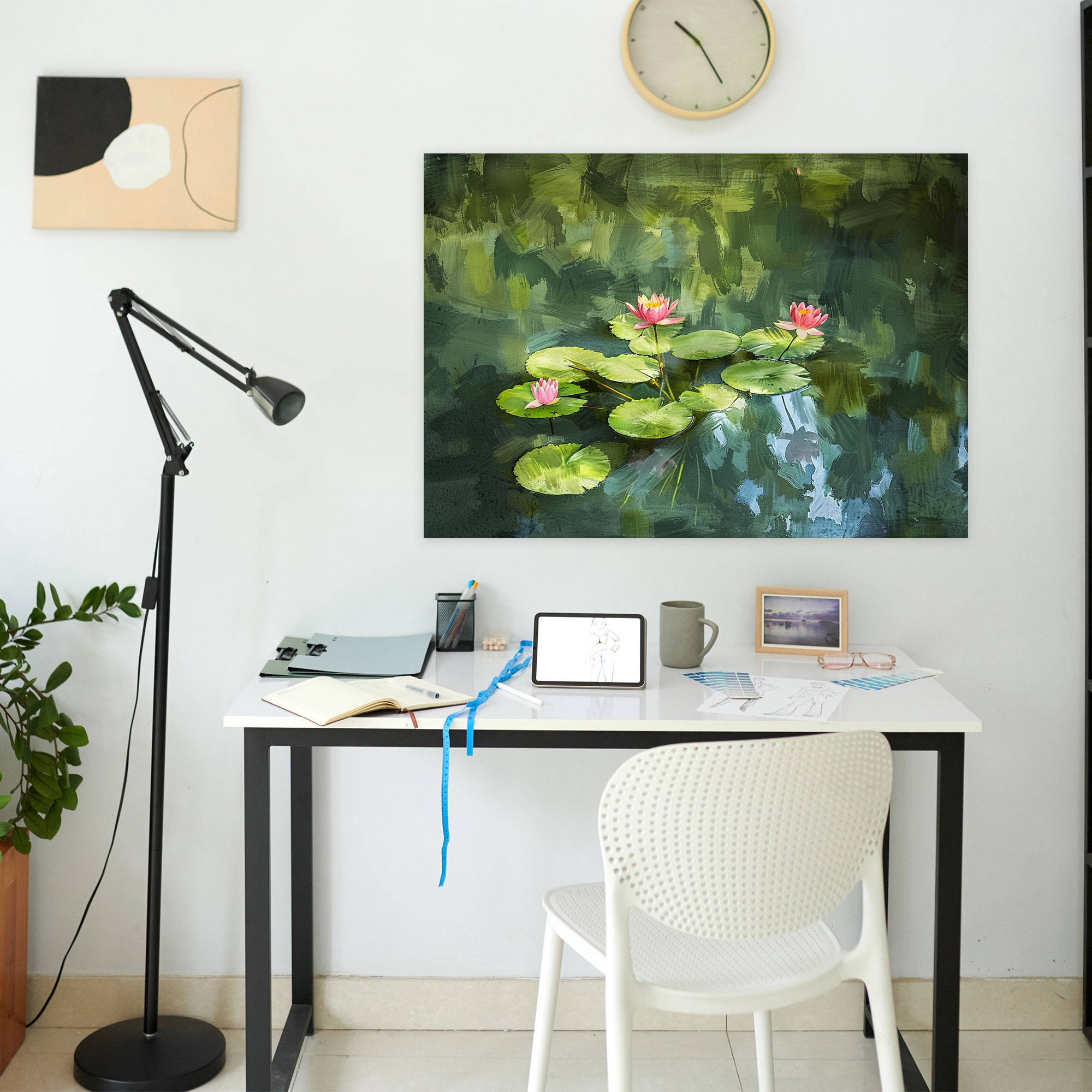 Impressionism Wall Art: Water Lilies Canvas Print - Impressionism, Home Decoration, Wall Decoration, Canvas Wall Art