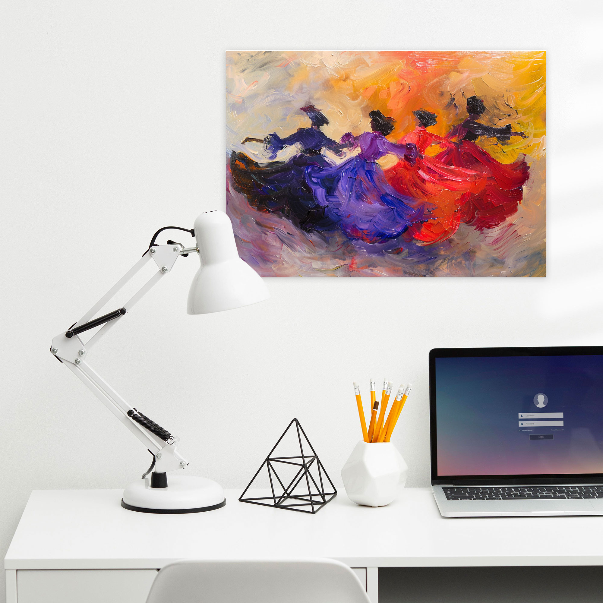 Impressionism Dancers In Motion Wall Decoration - Impressionism, Wall Art, Impressionism, Canvas