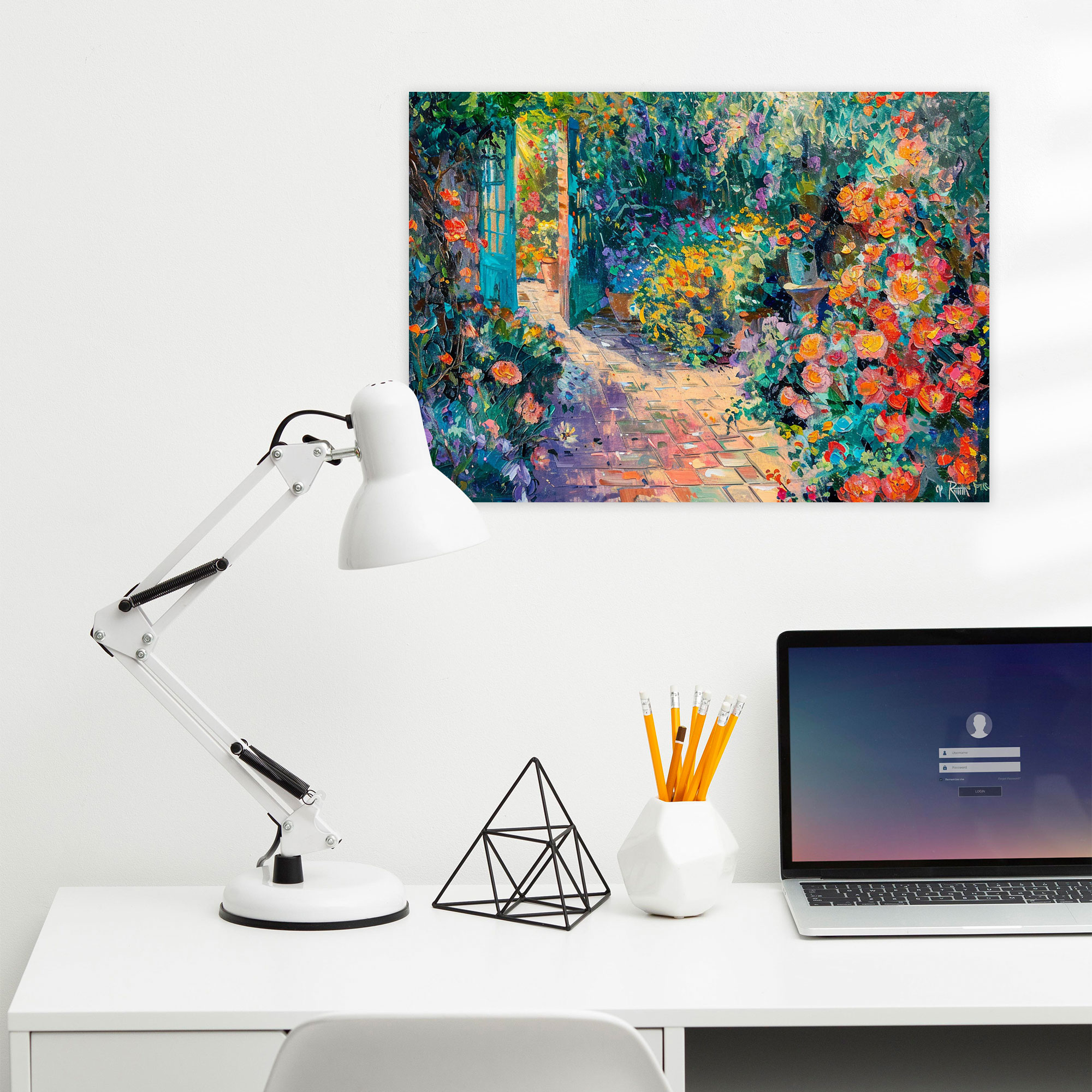 Impressionism Sunny Garden Wall Art - Impressionism, Canvas, Impressionism, Home Decoration