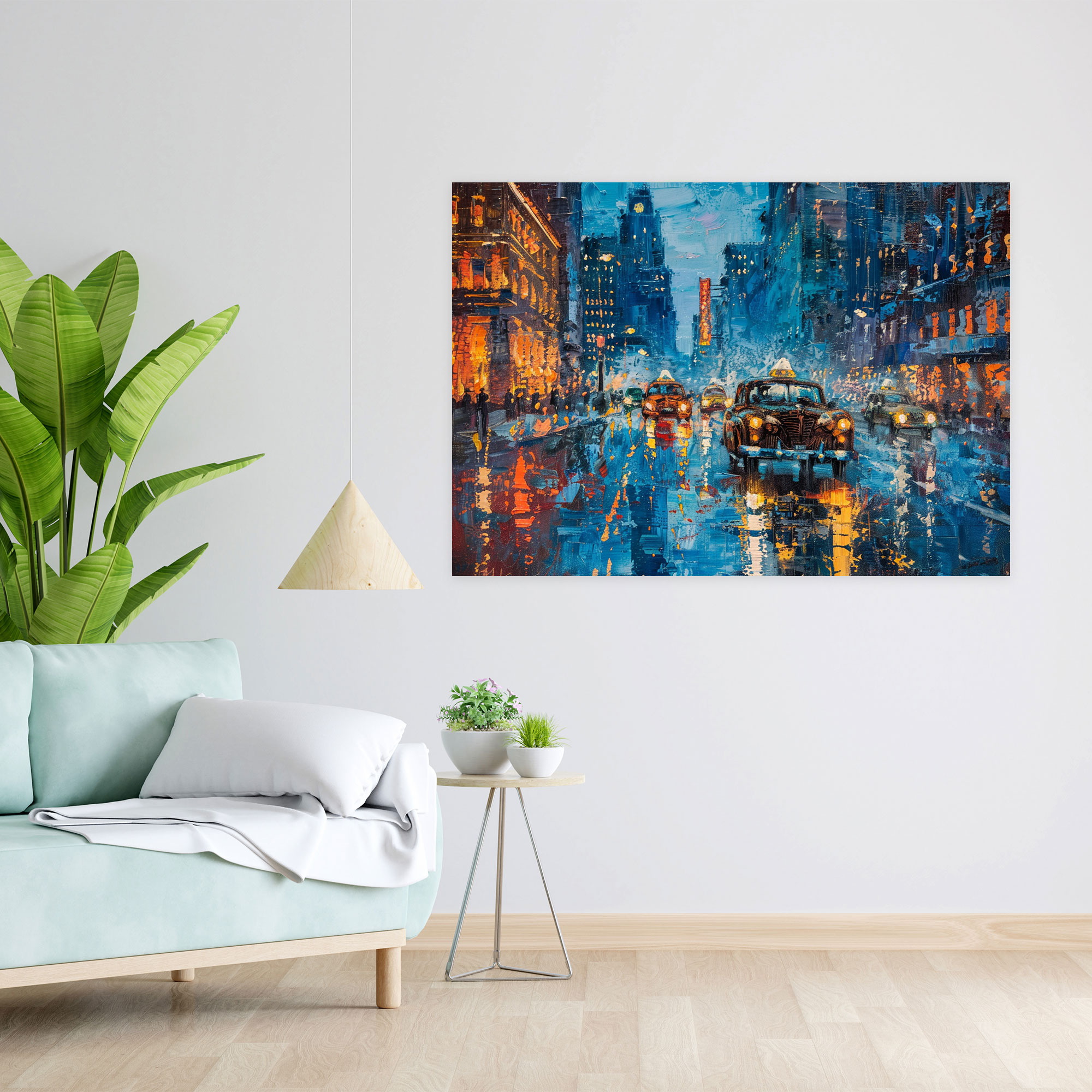 Impressionism Vintage Cityscape Wall Decoration - Impressionism, Wall Art, Impressionism, Wall Decoration
