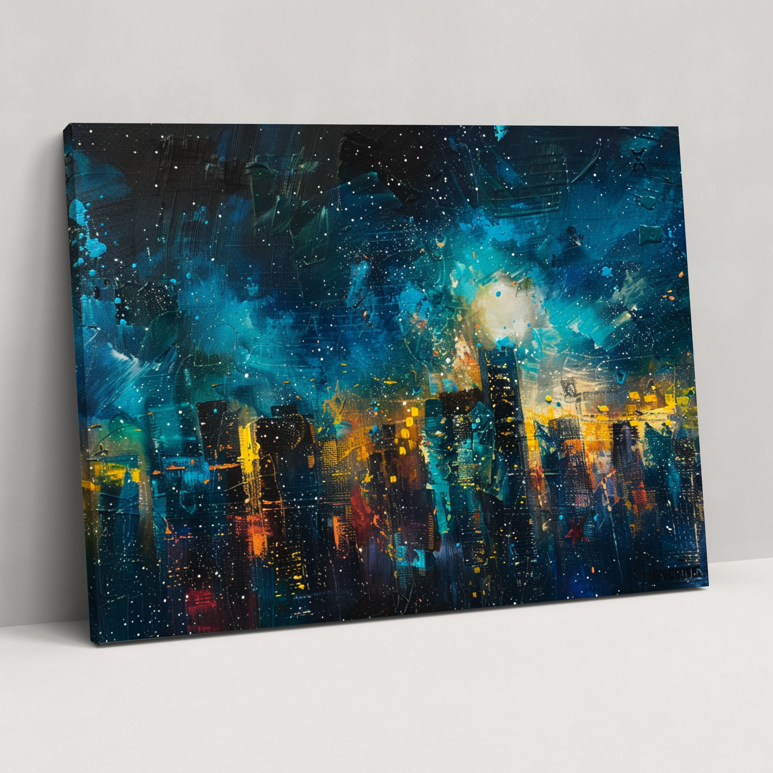 Impressionism Canvas Print - Impressionism, Canvas Print, Home Decoration, Starry Night Sky