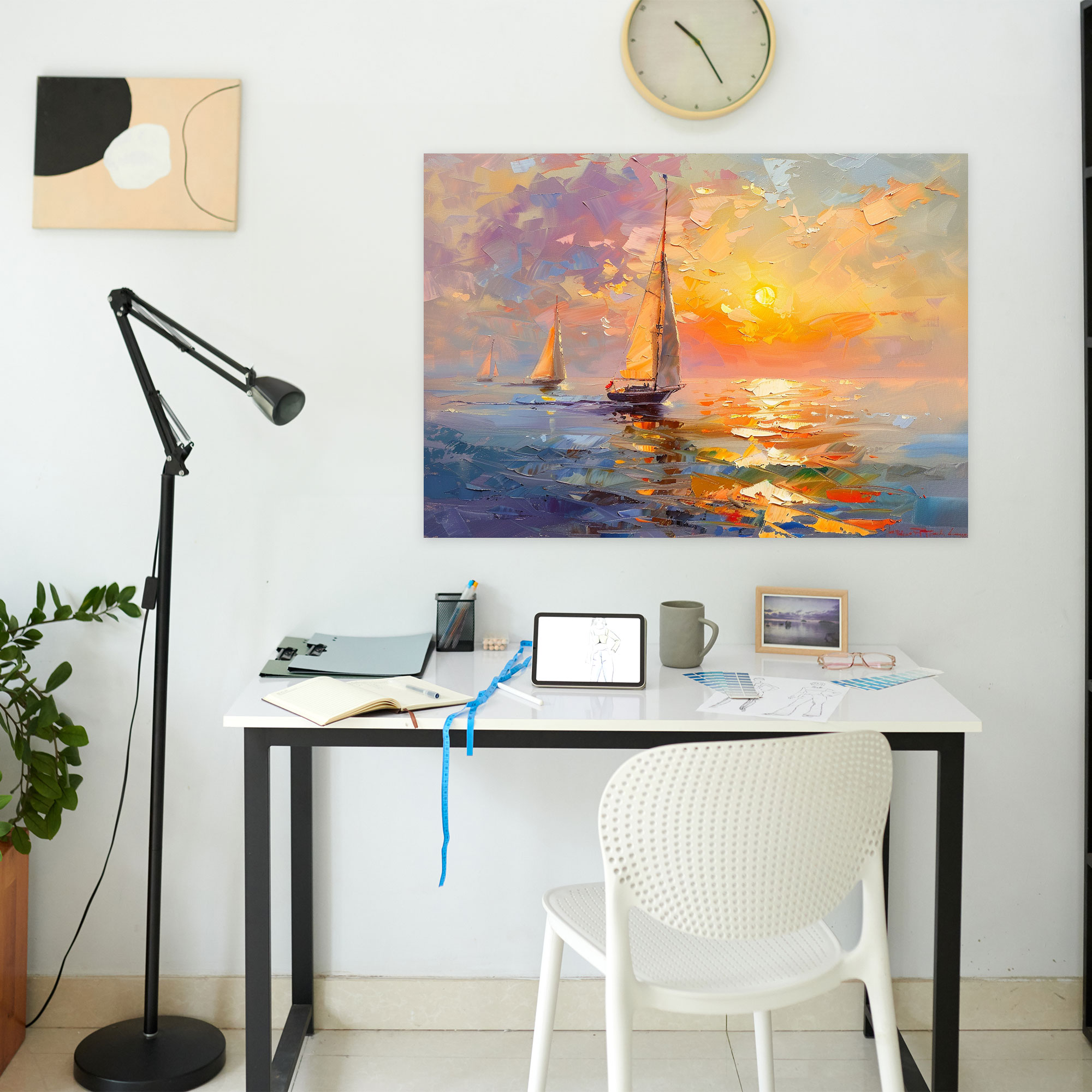 Impressionism Wall Art - Impressionism, Home Decoration, Seascape, Canvas Print