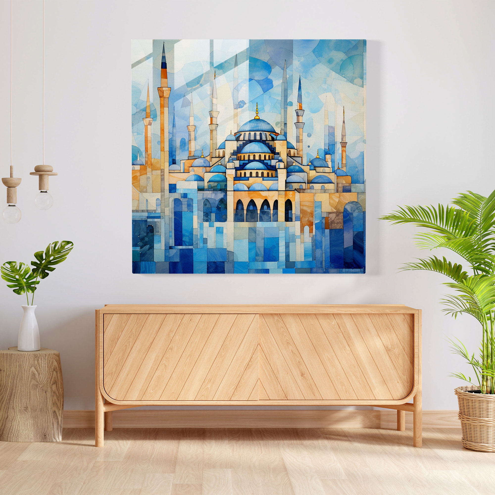 Mavi Cam Tablo - İstanbul Parçalanması