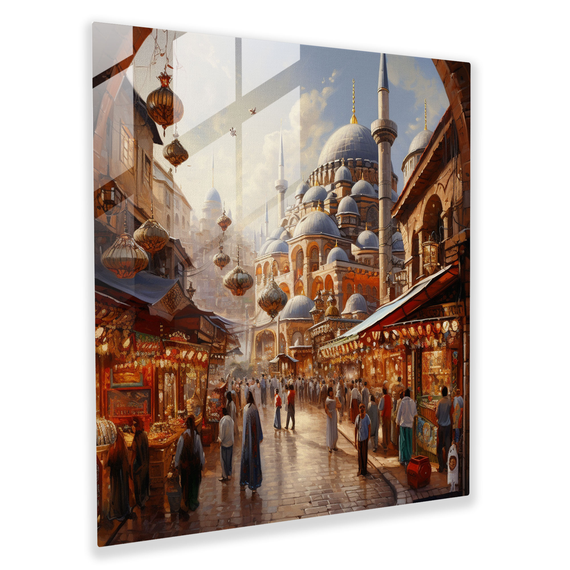 Kapalıçarşı Cam Tablo Baskı - İstanbul Panorama