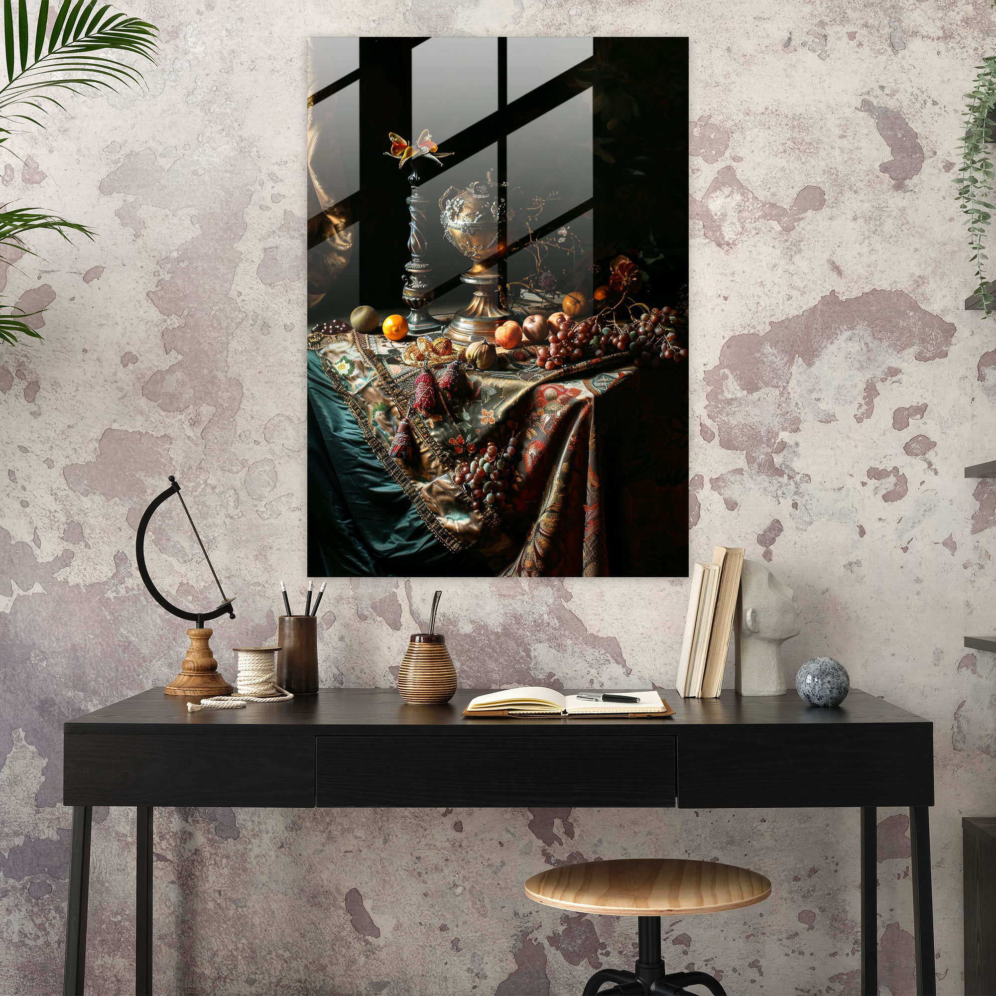Johannes Vermeer Glass Print Wall Decoration - Johannes Vermeer, Home Decoration, Glass Wall Art, Glass Print
